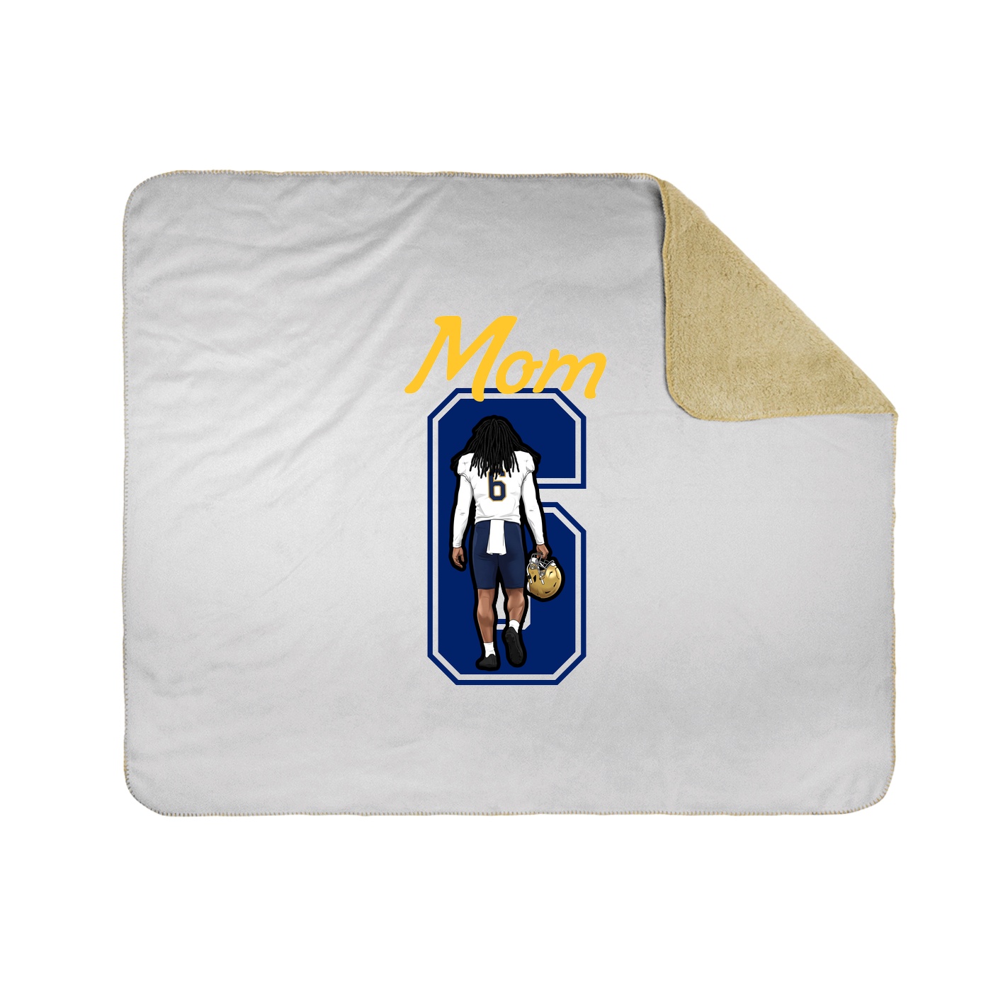 Throw Blanket — Mothers Day Shirsey in White