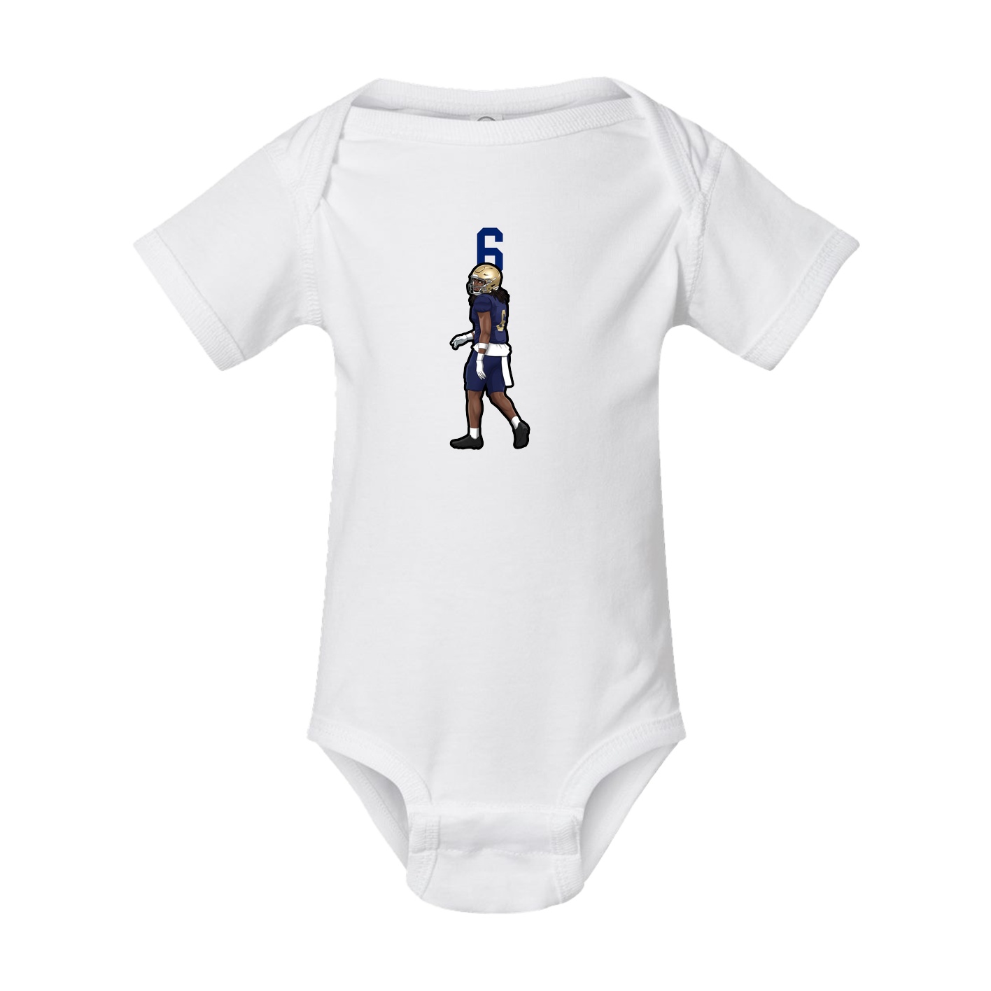 Baby Onesie — Number Top in White