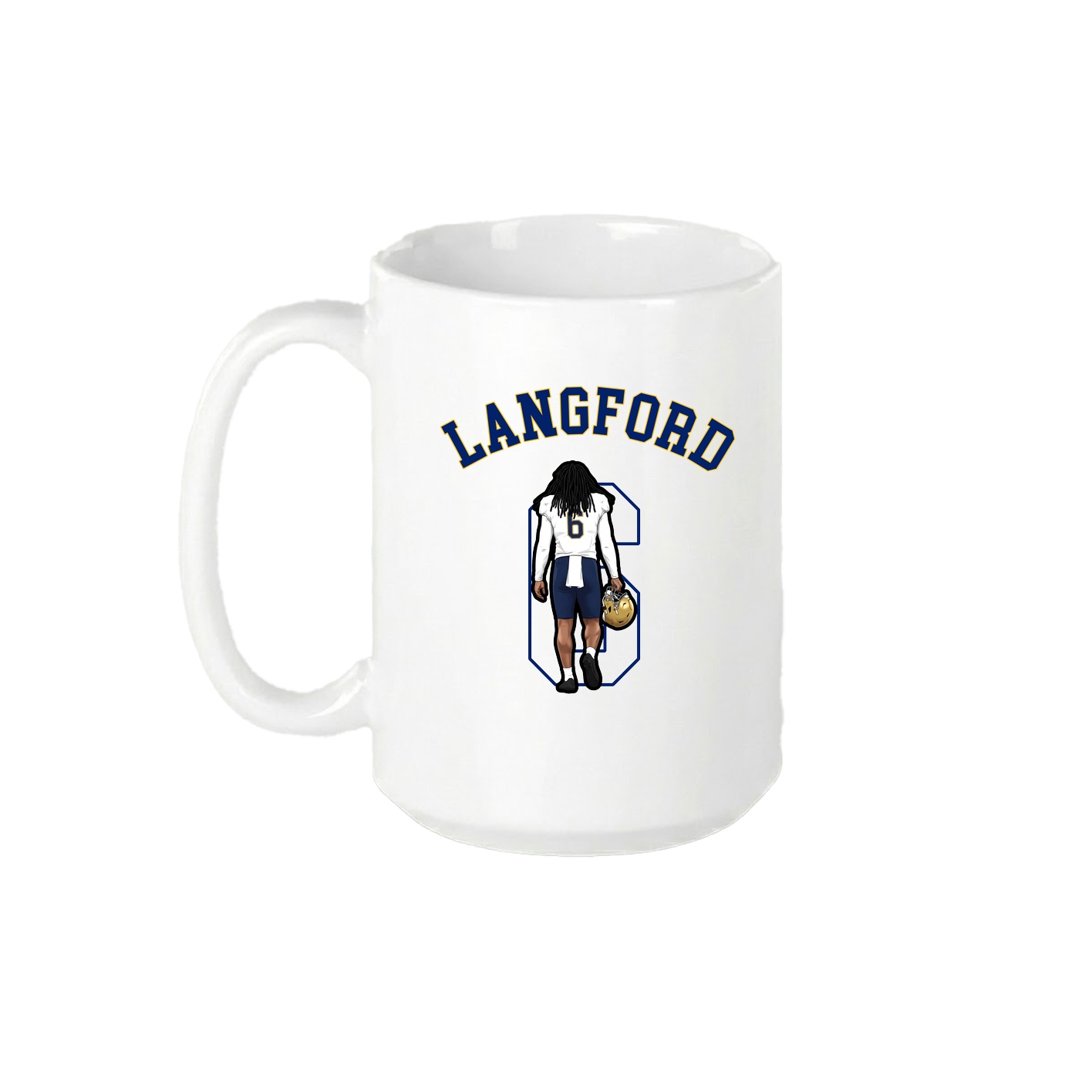 15oz Coffee Mug — Shirsey Arch in White