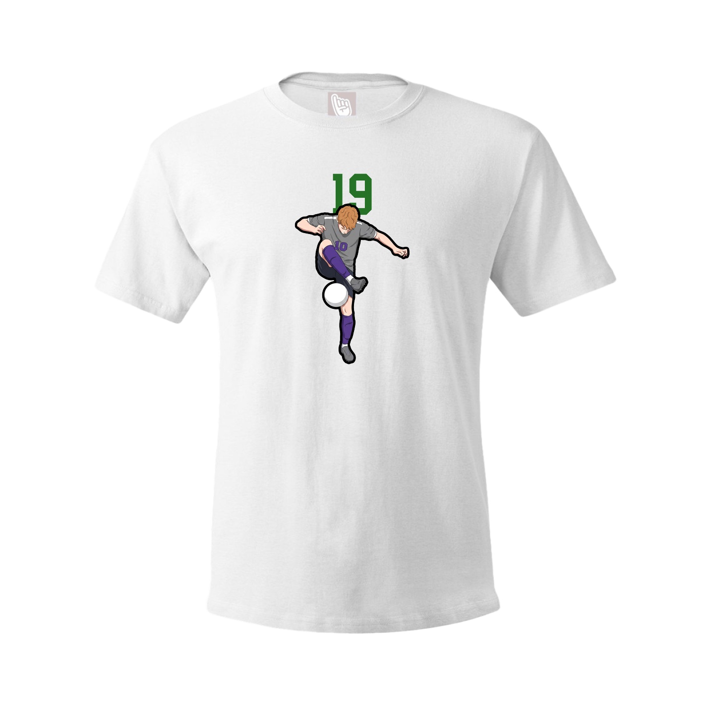 Tee — Number Top in White
