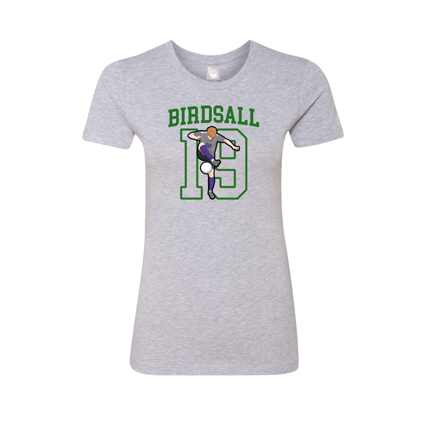 Fitted Women's Tee — Shirsey in Grey