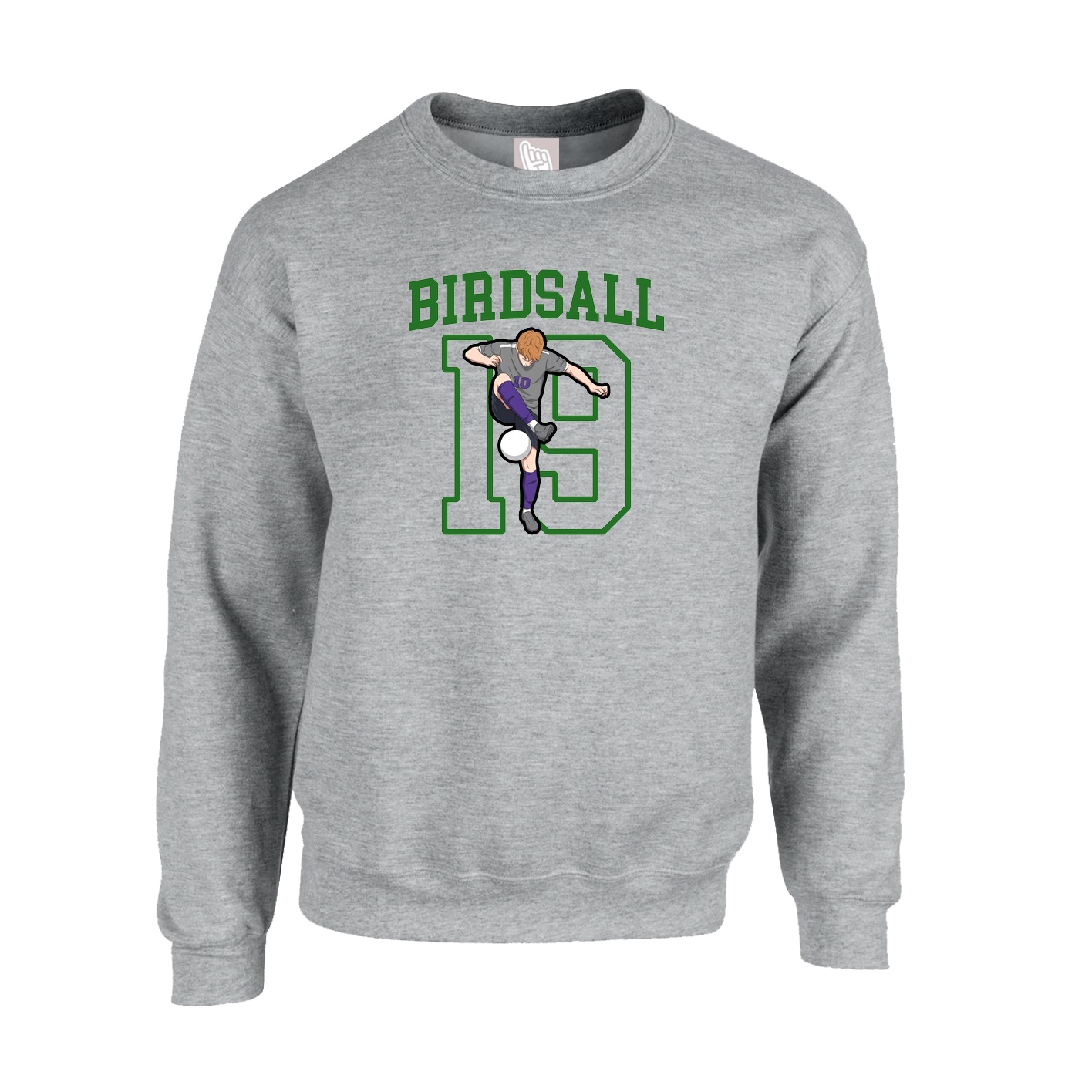 Fleece Crew — Shirsey in Grey