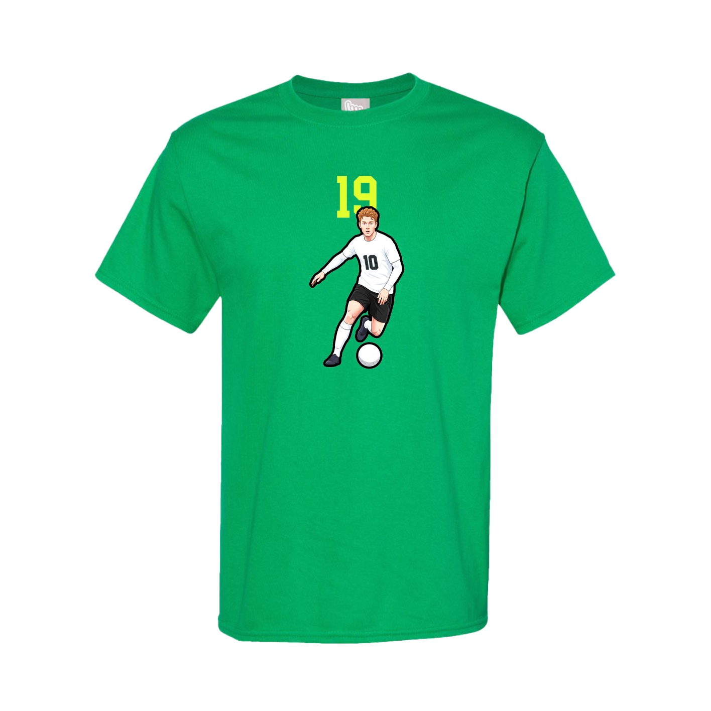 Tee — Number Top in Green