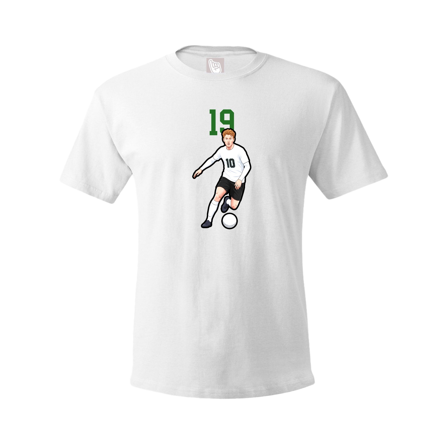 Tee — Number Top in White