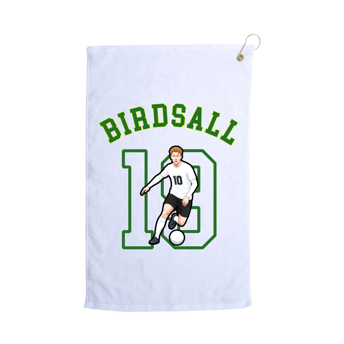 Golf Towel — Shirsey Arch in White