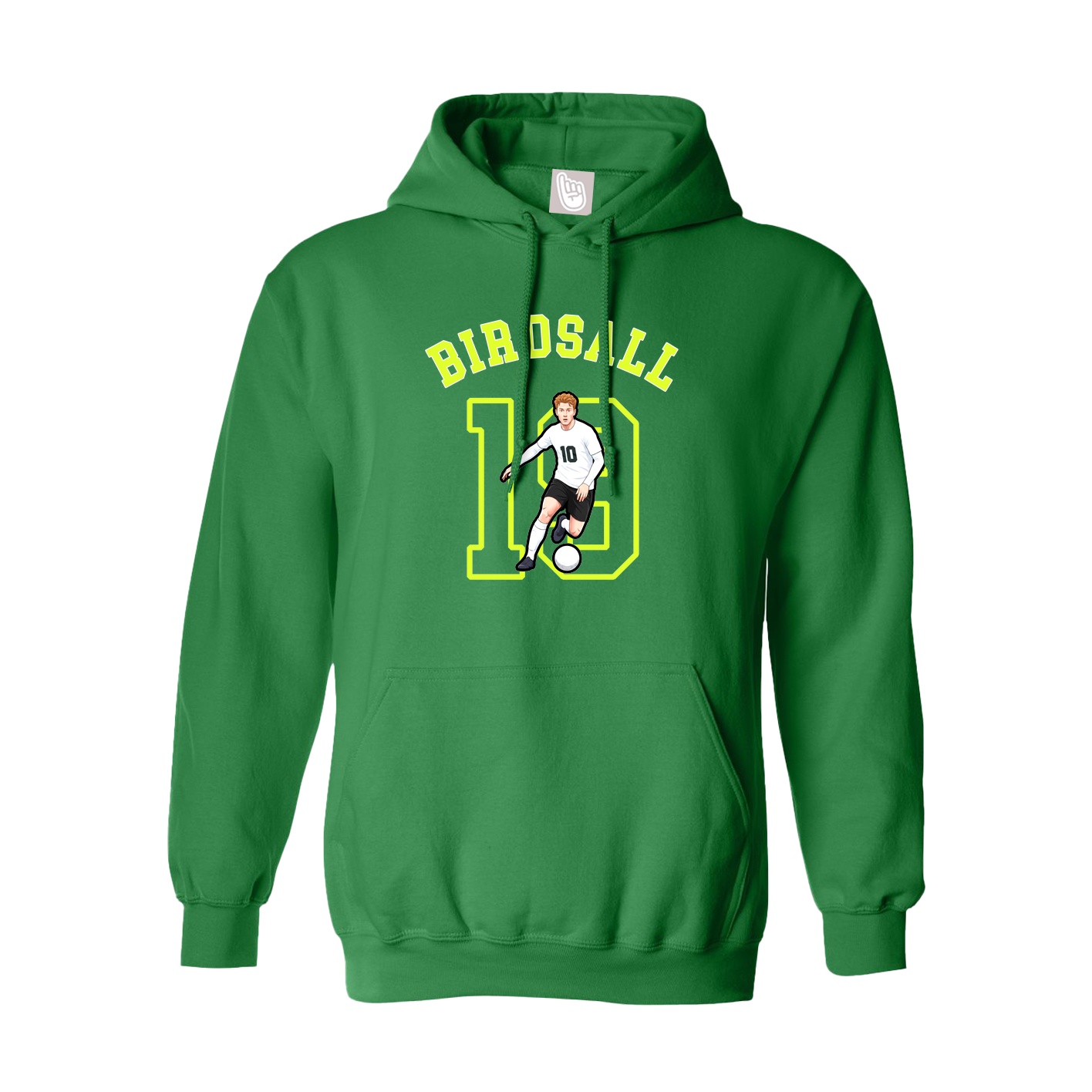 Youth Hoodie — Shirsey Arch in Green