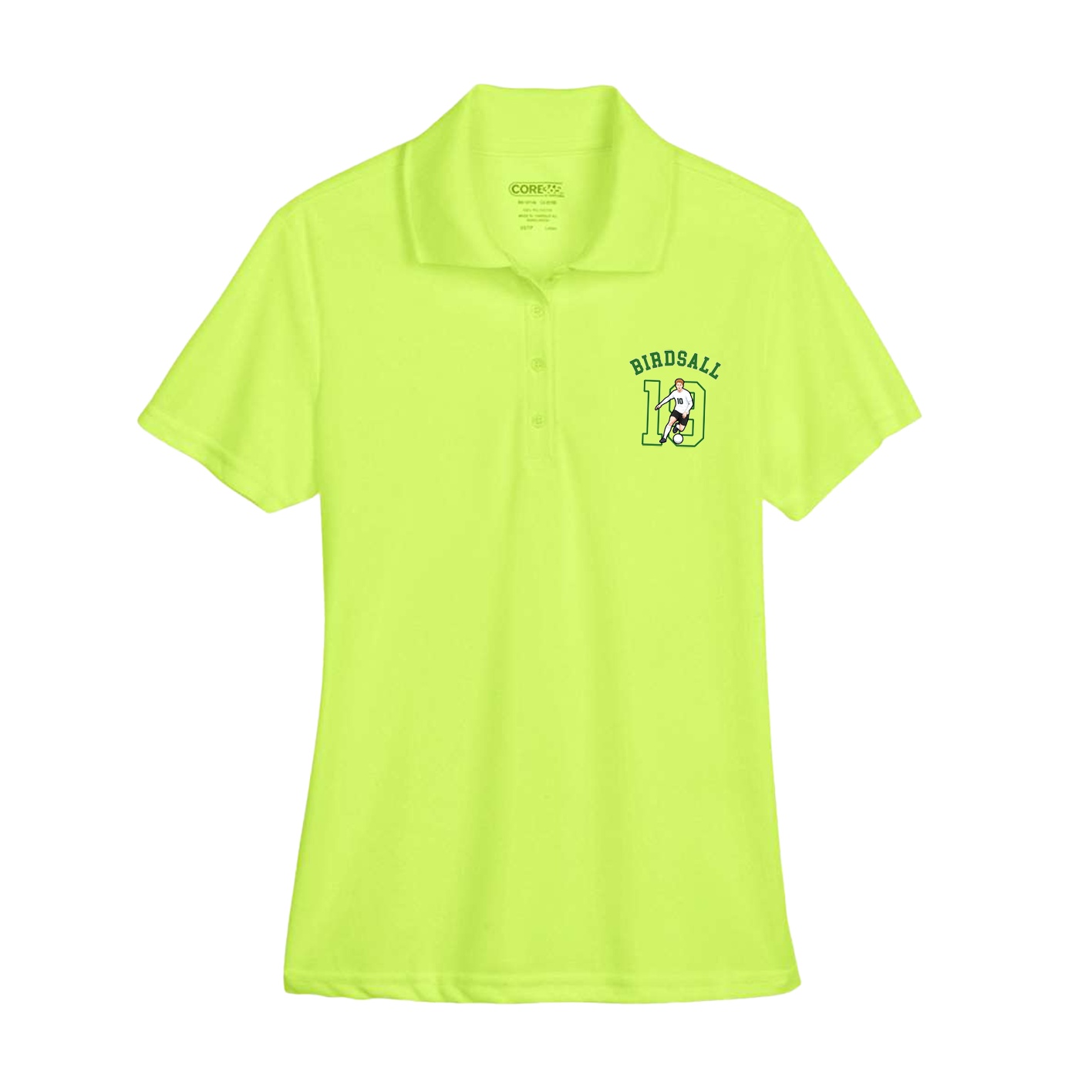 Womens Performance Polo — Shirsey Arch in Yellow