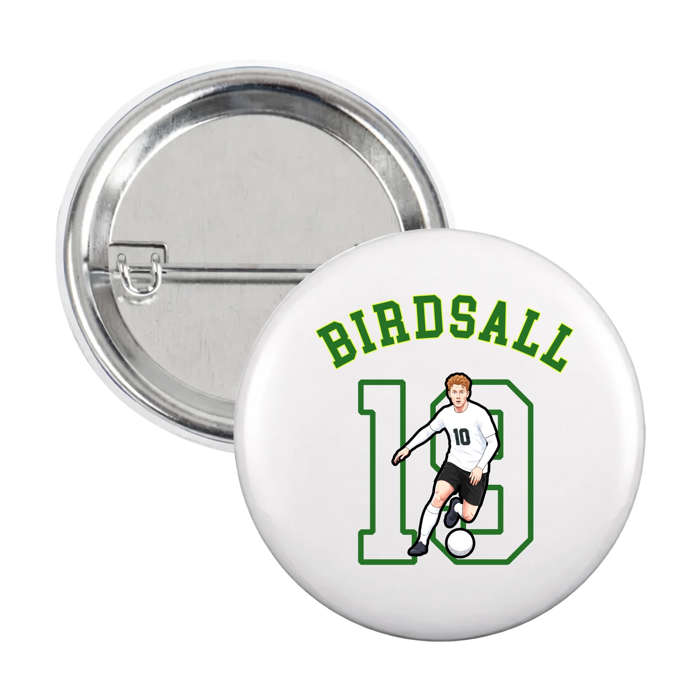 Game Day Button — Shirsey Arch in White