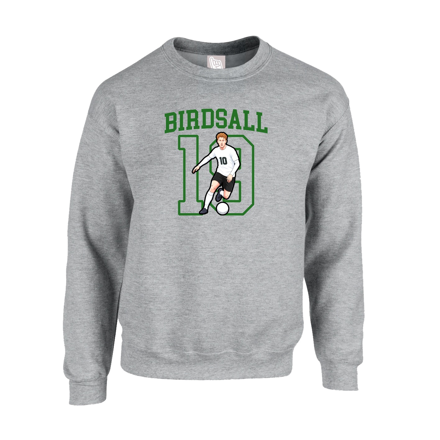Fleece Crew — Shirsey in Grey