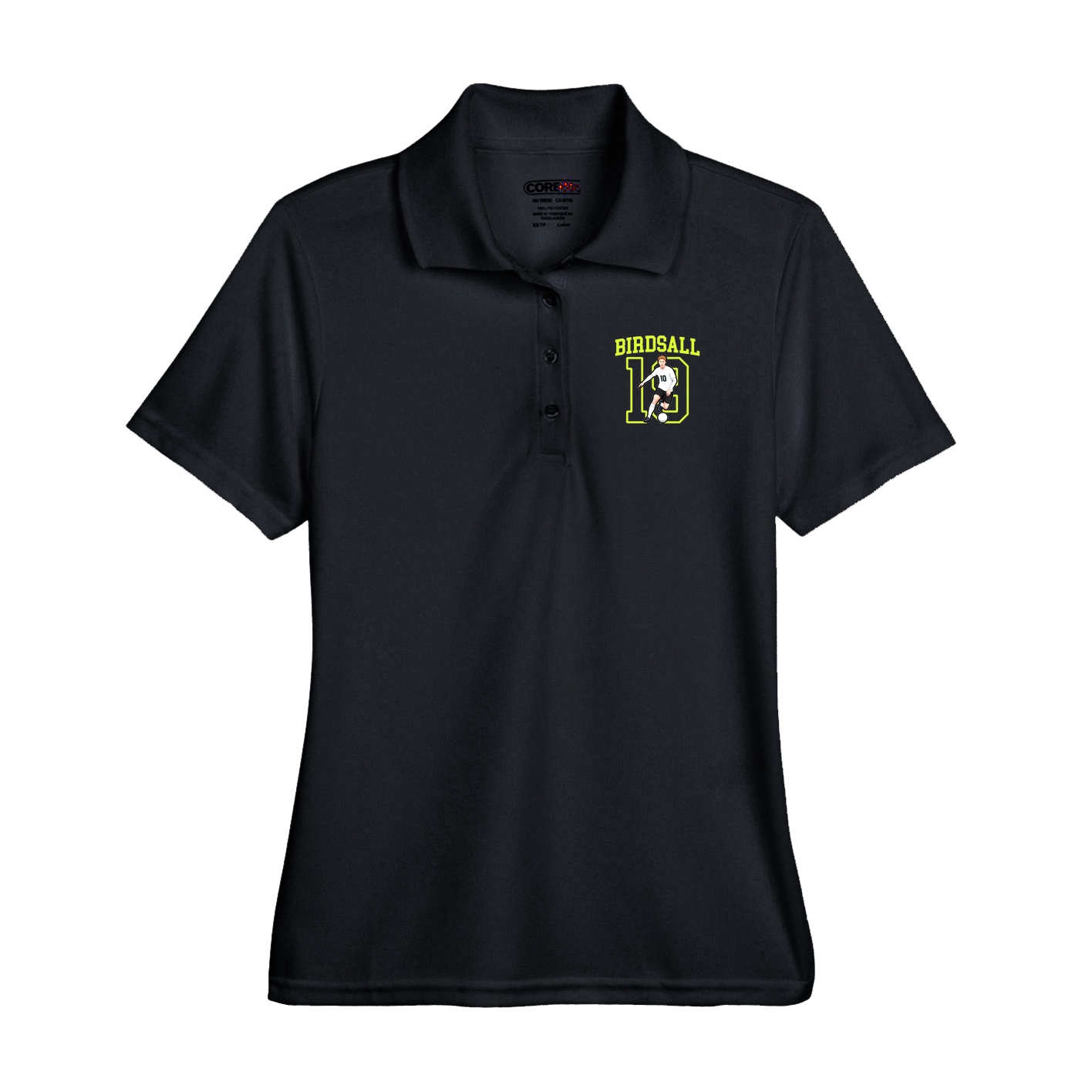 Performance Polo — Shirsey in Black