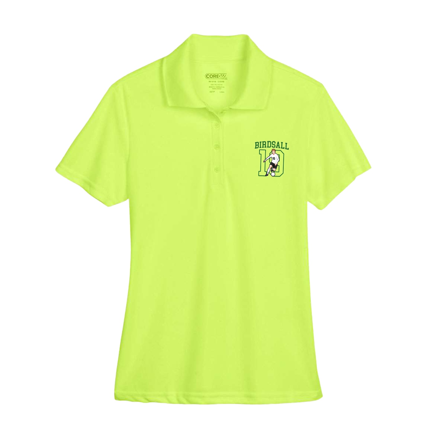 Womens Performance Polo — Shirsey in Yellow