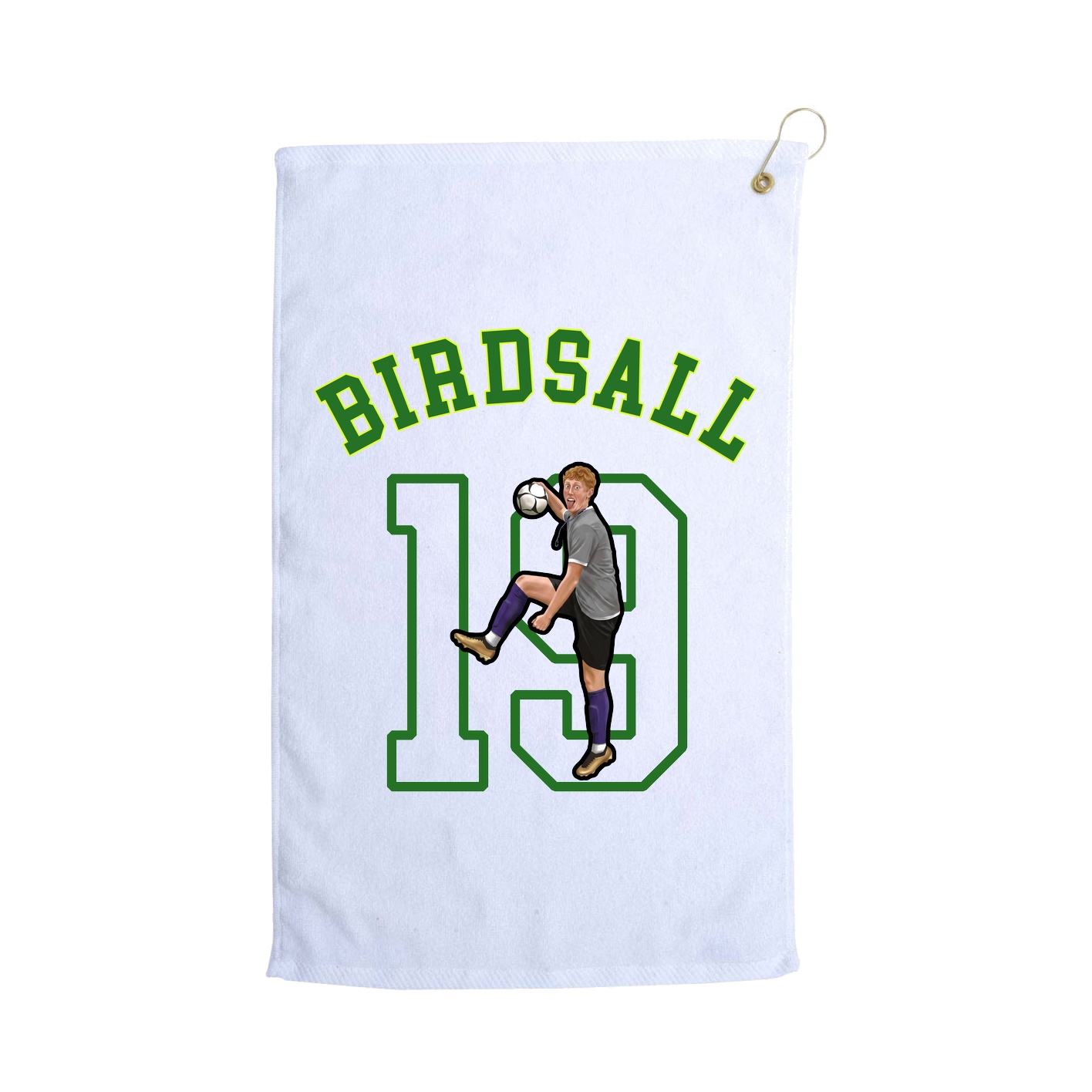 Golf Towel — Shirsey Arch in White