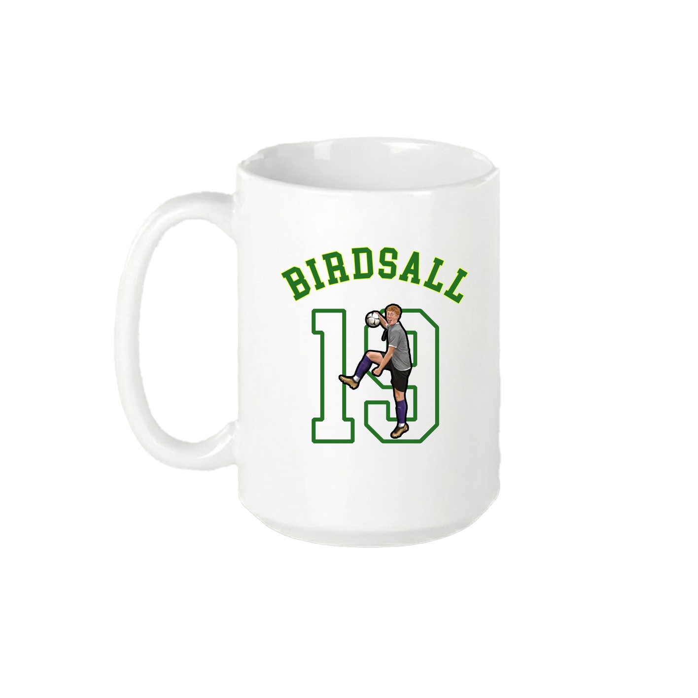 15oz Coffee Mug — Shirsey Arch in White
