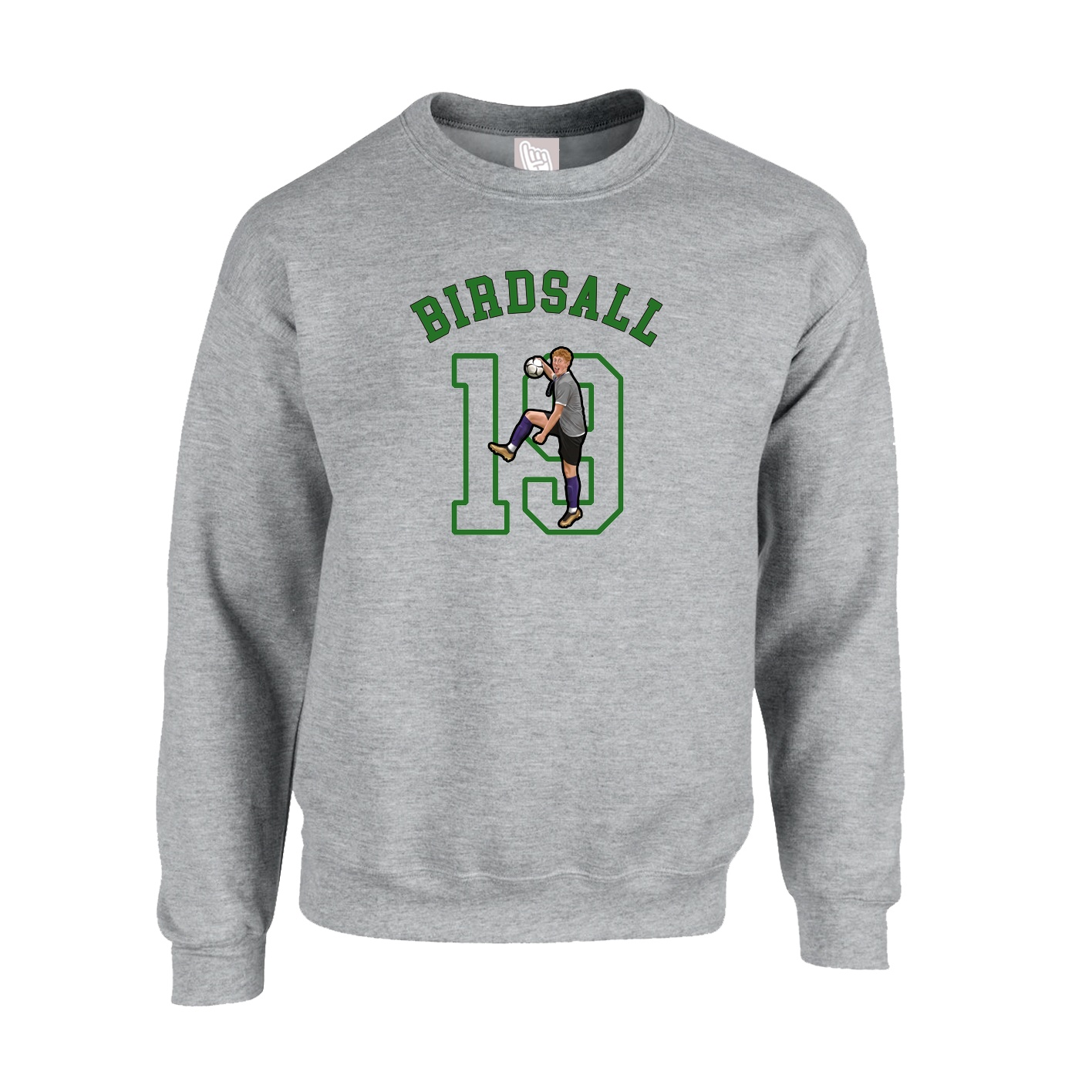 Fleece Crew — Shirsey Arch in Grey