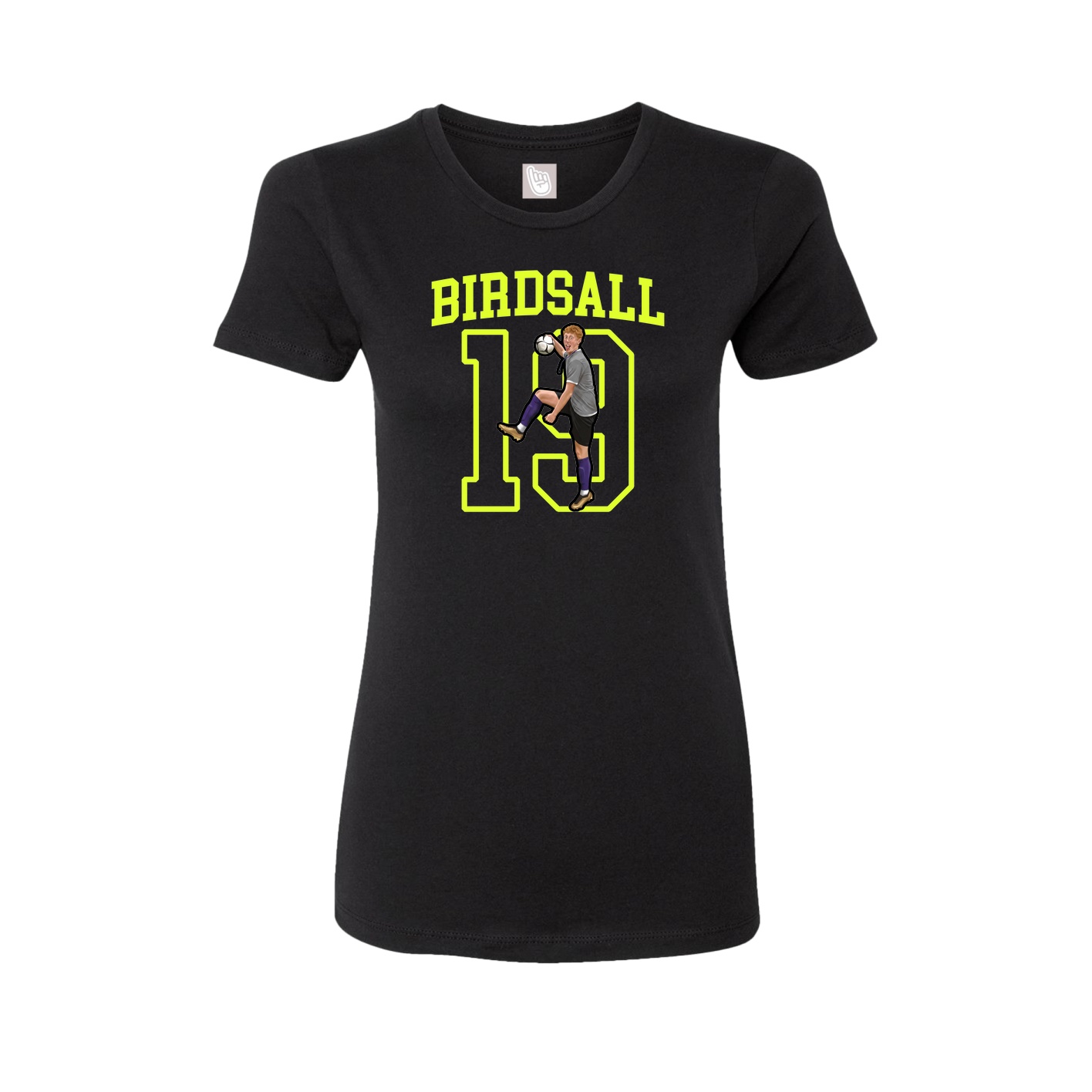 Fitted Women's Tee — Shirsey in Black