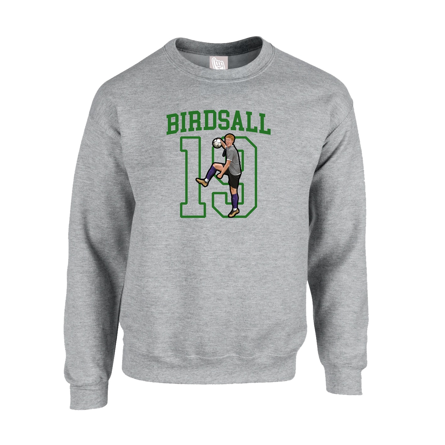 Fleece Crew — Shirsey in Grey