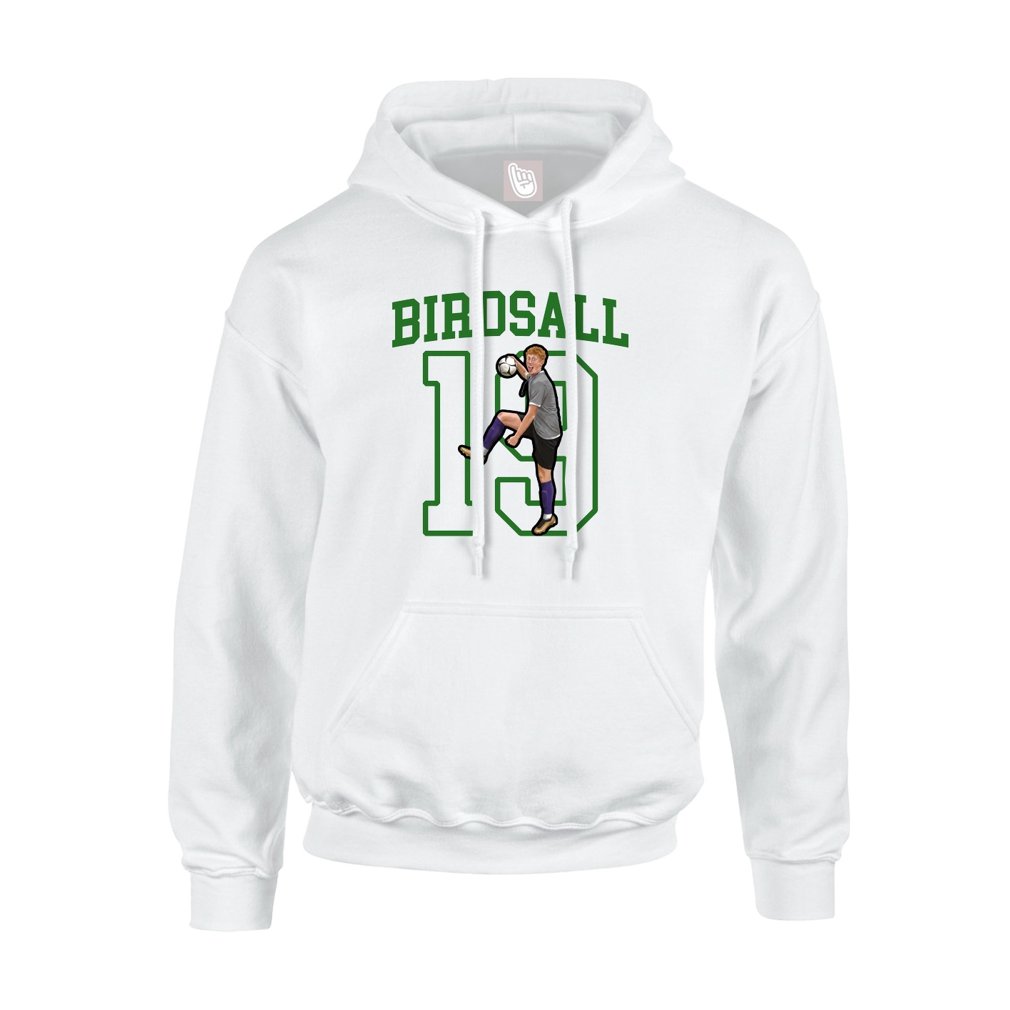 Youth Hoodie — Shirsey in White