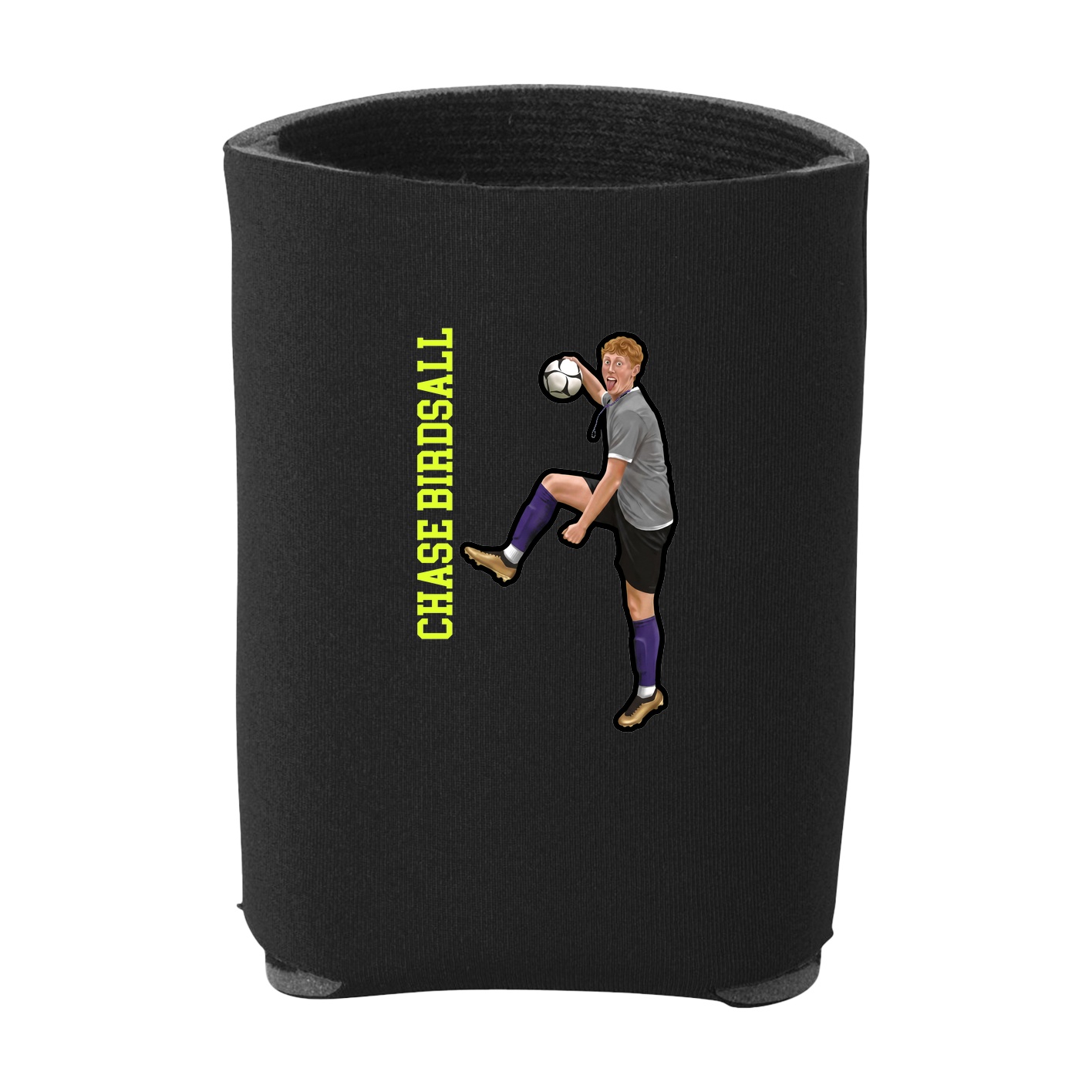Can Holder — Name Vertical in Black