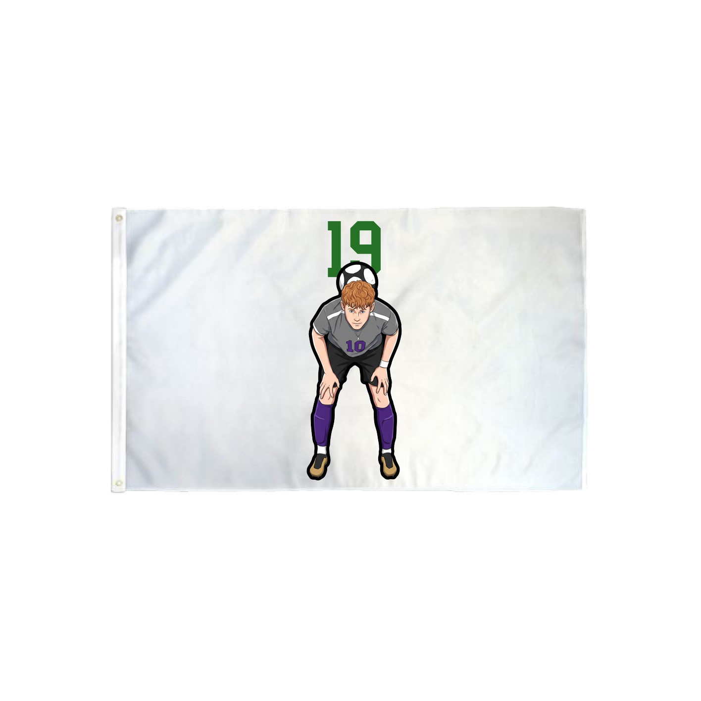 3x5 Flag — Number Top in Classic