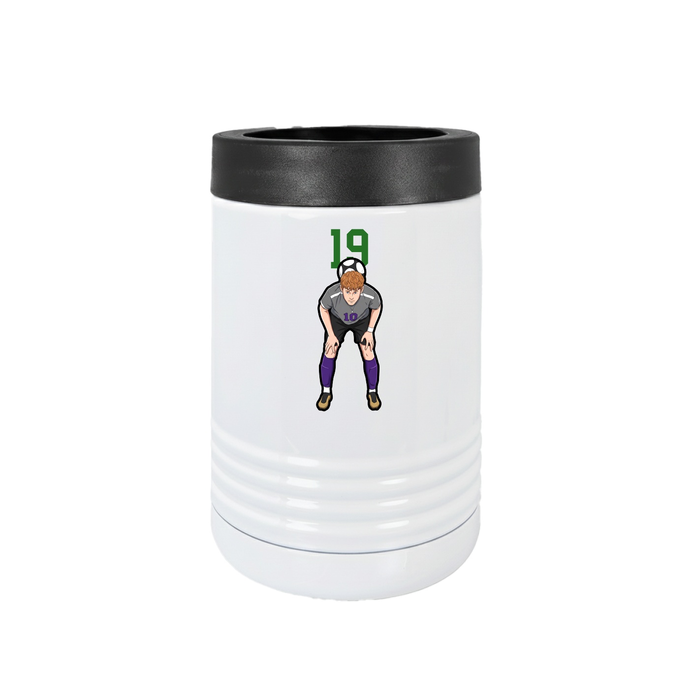 Beverage Holder — Number Top in White