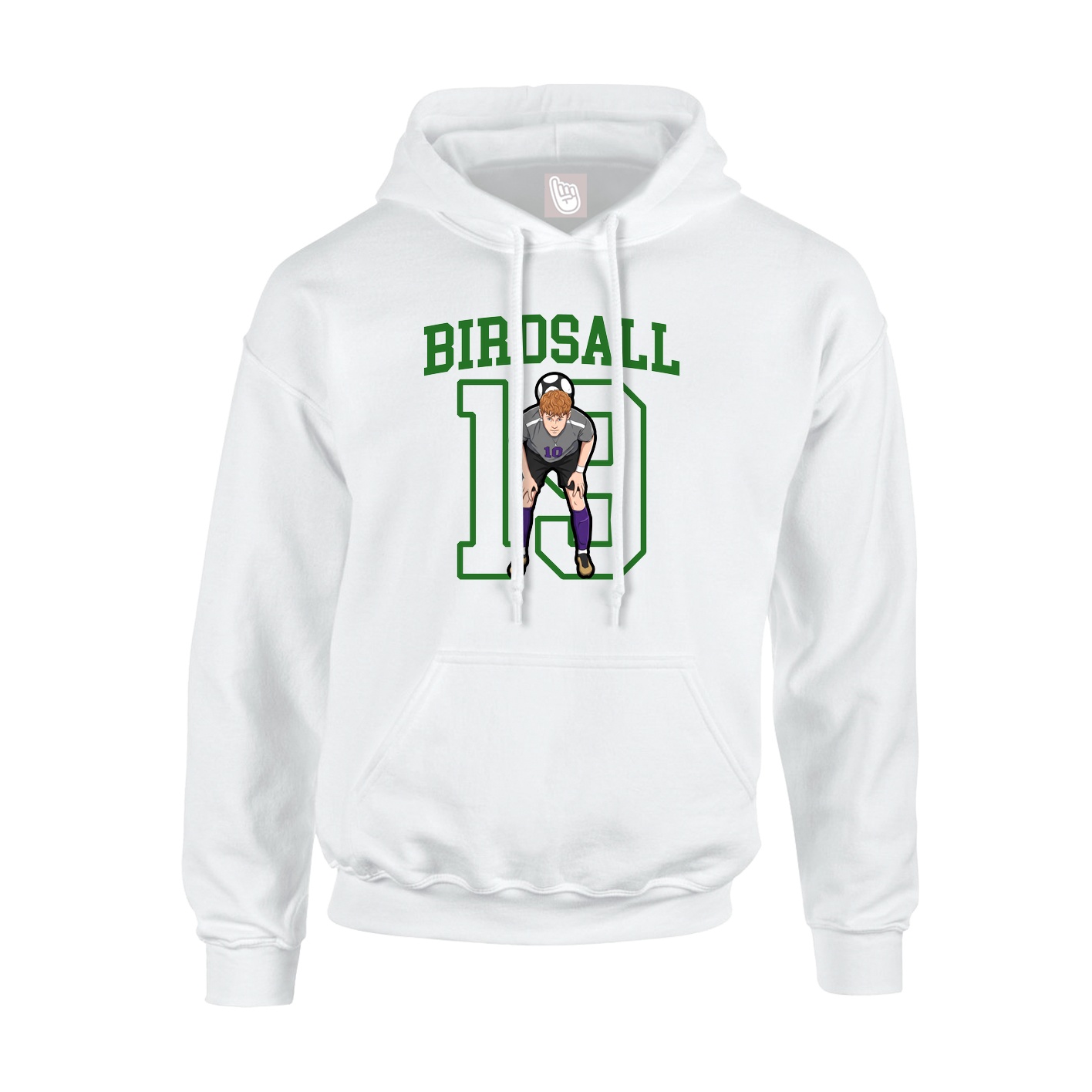 Youth Hoodie — Shirsey in White