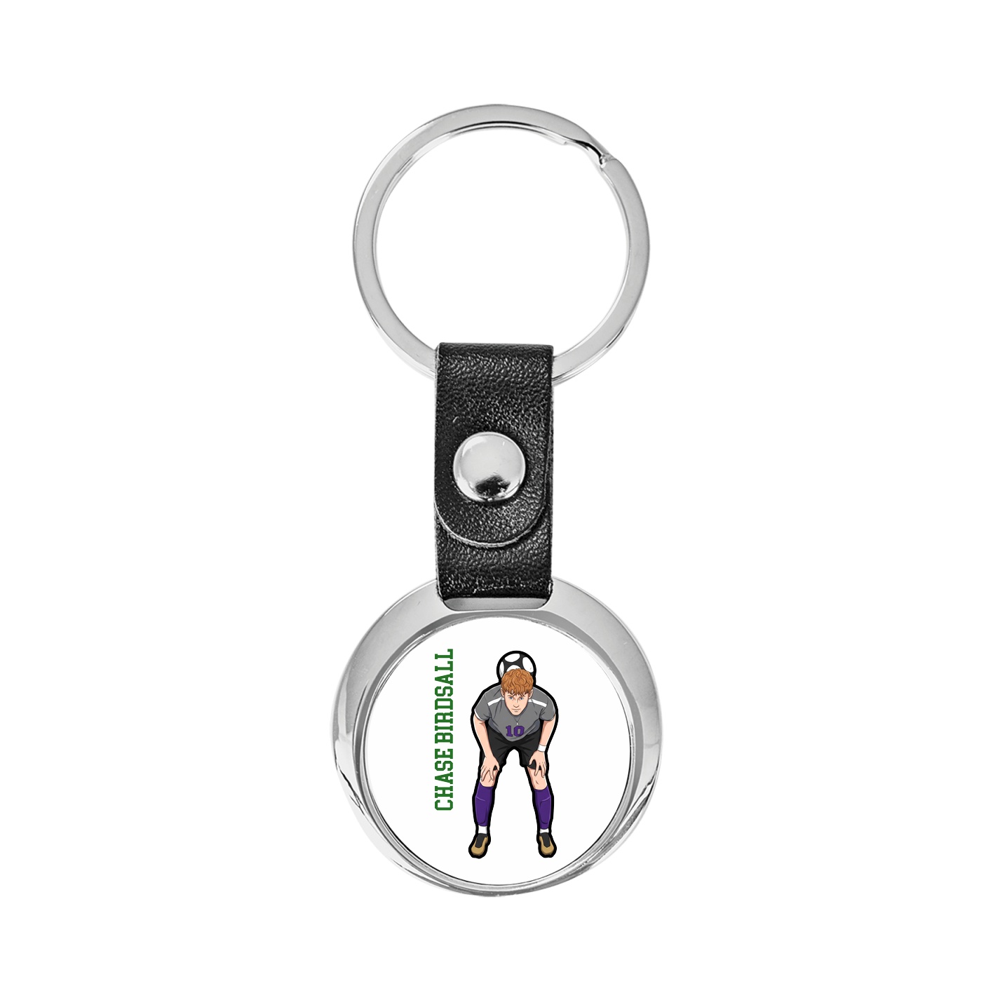 Key Chain — Name Vertical in Classic