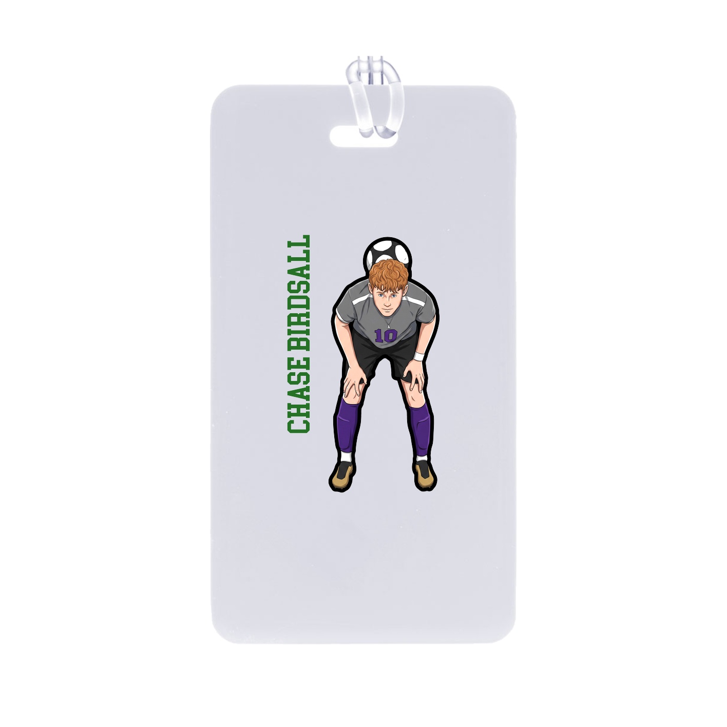 Bag Tag — Name Vertical in Classic