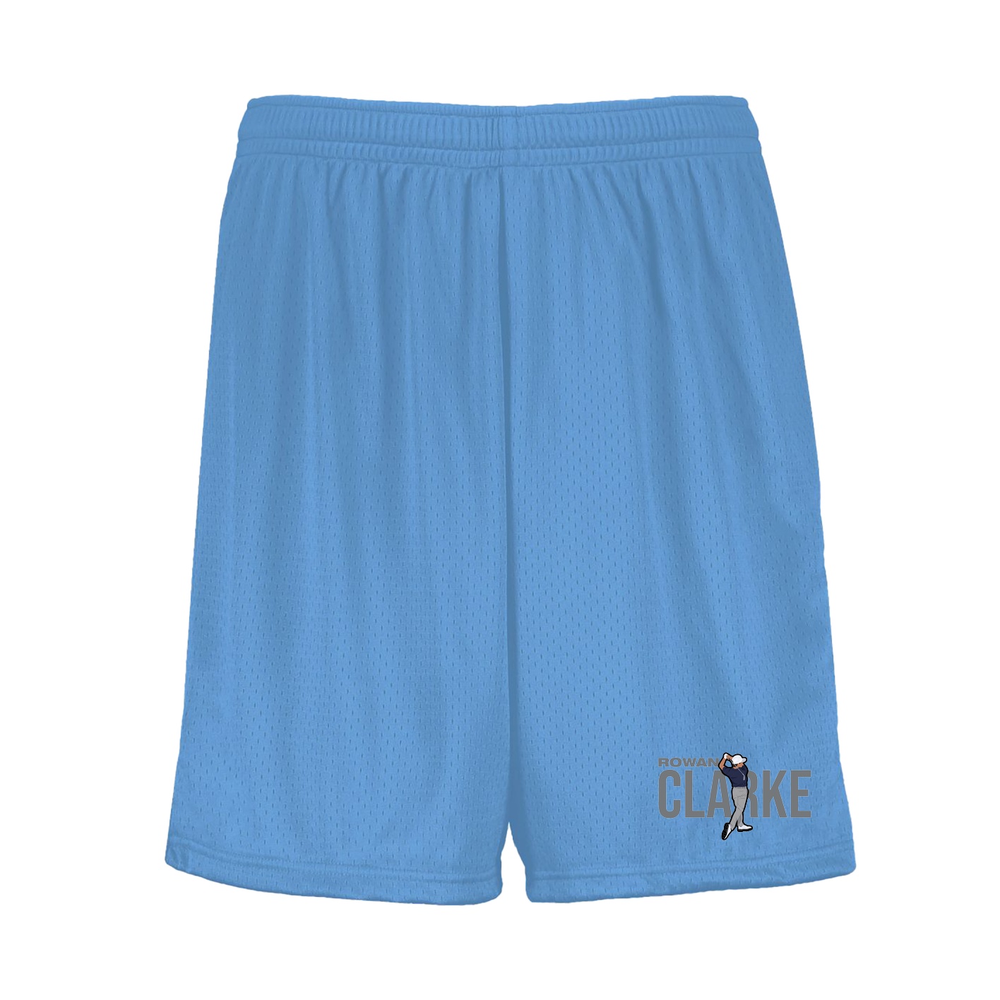 Shorts — Player Name in Light Blue