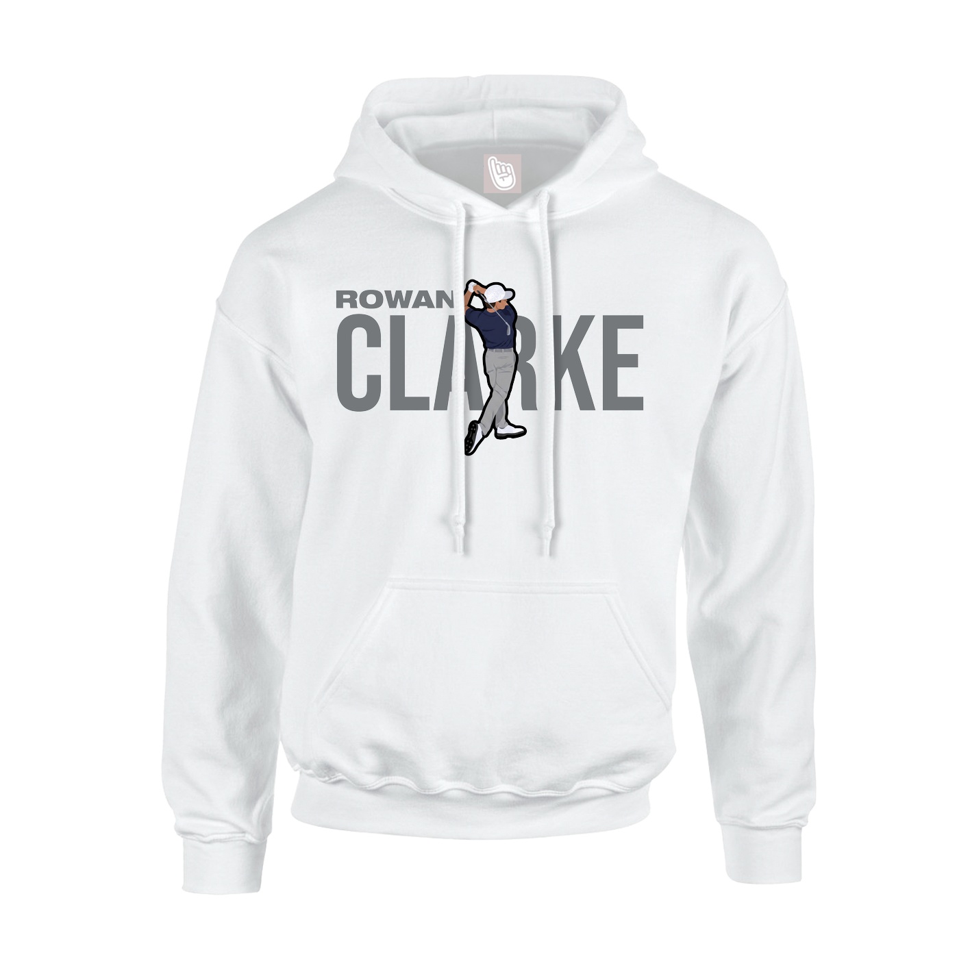 Hoodie — Player Name in White