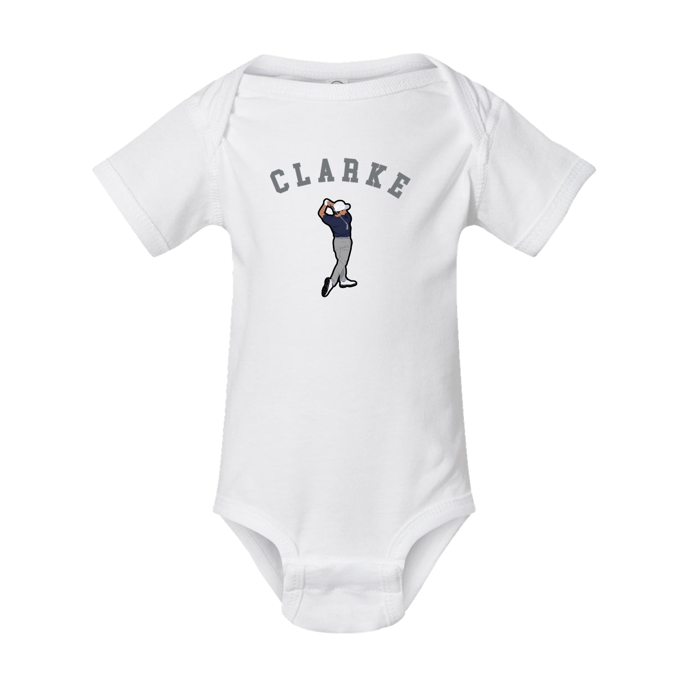 Baby Onesie — Shirsey Arch in White