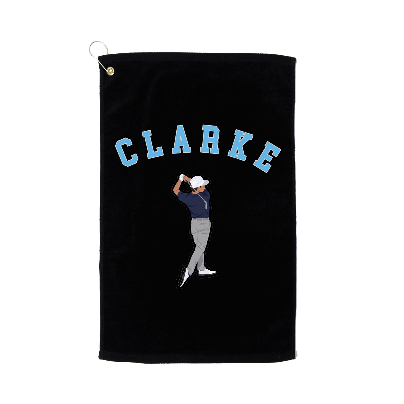 Golf Towel — Shirsey Arch in Black