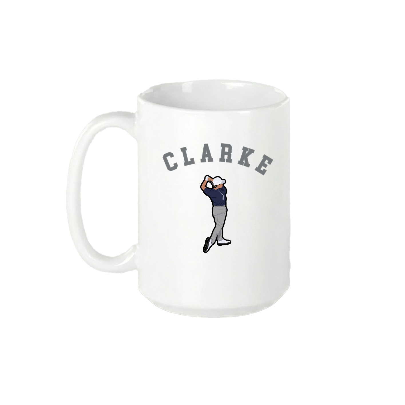 15oz Coffee Mug — Shirsey Arch in White