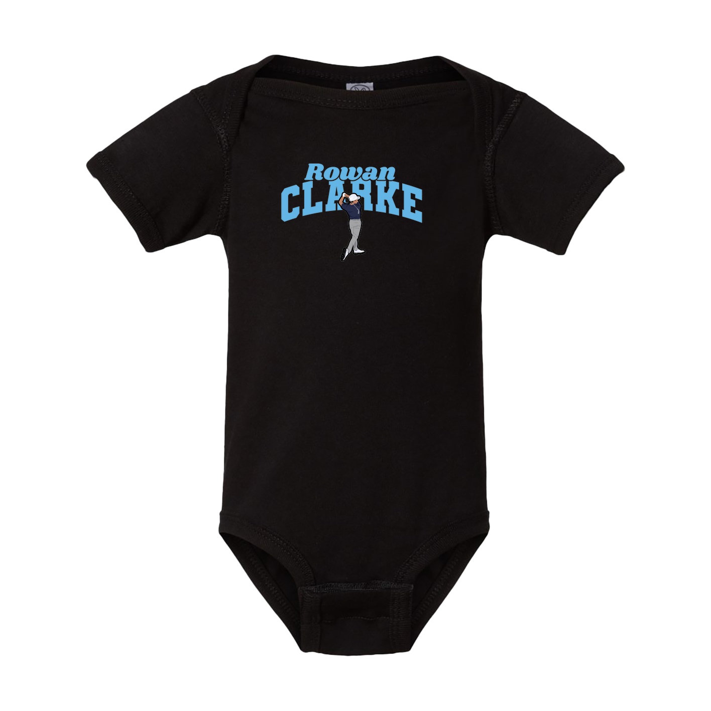 Baby Onesie — Signature Arch in Black