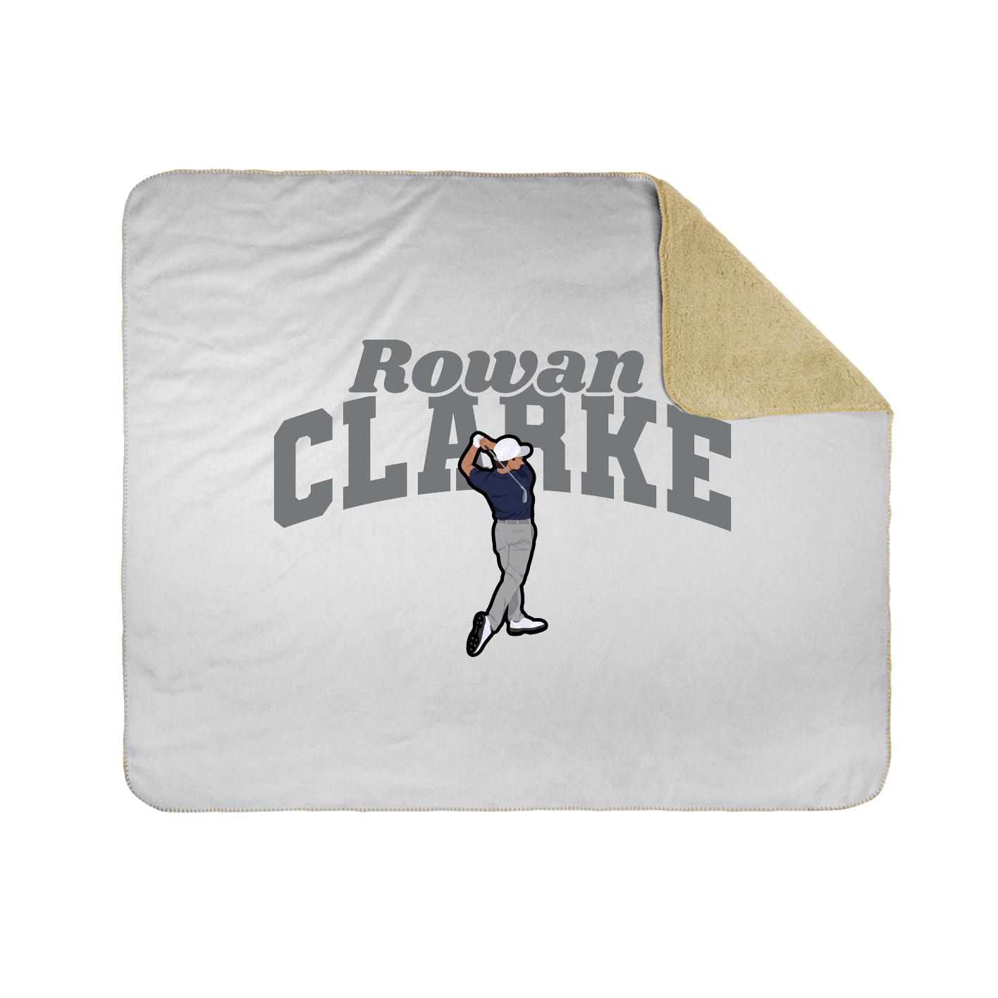 Throw Blanket — Signature Arch in White