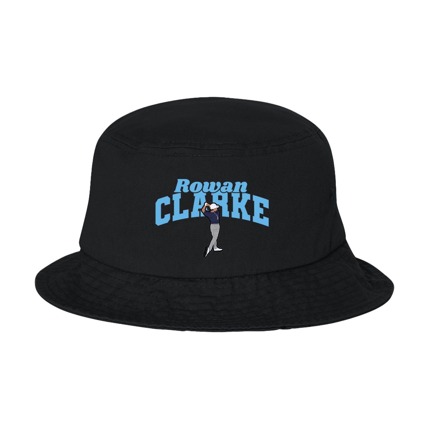 Bucket Cap — Signature Arch in Black