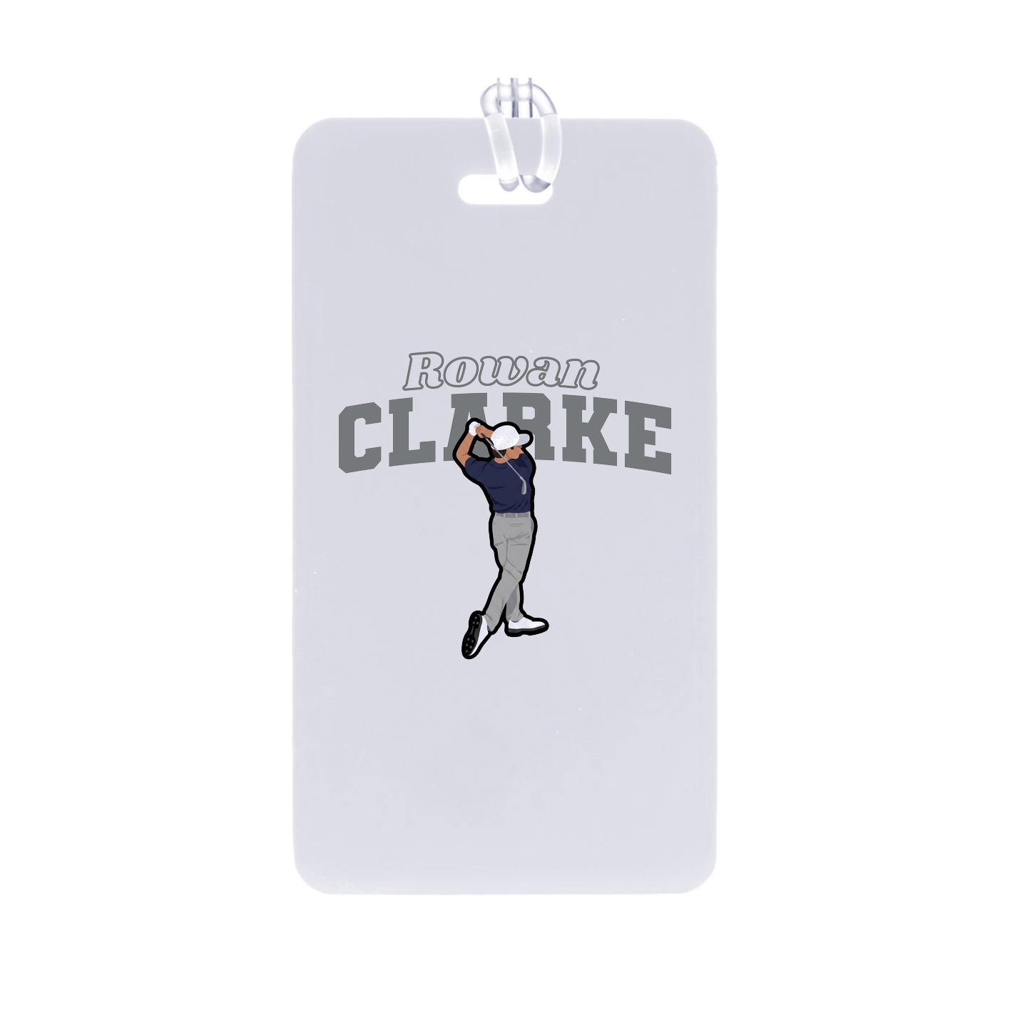 Bag Tag — Name Arch in Classic