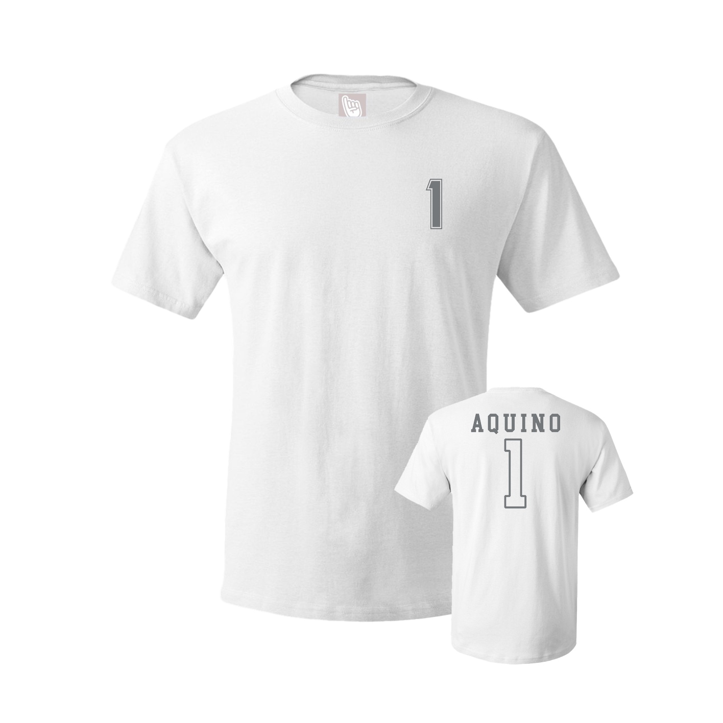Youth Tee — Chest Back in White