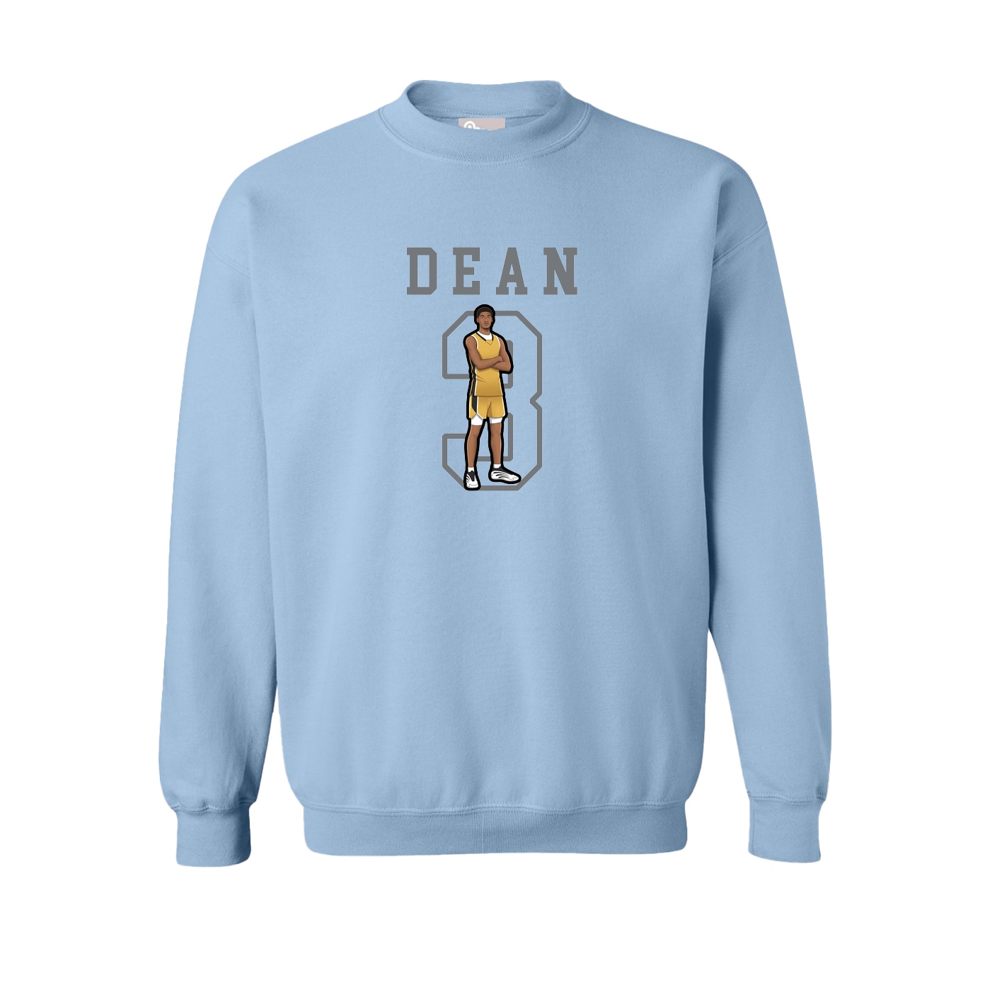 Fleece Crew — Shirsey in Light Blue