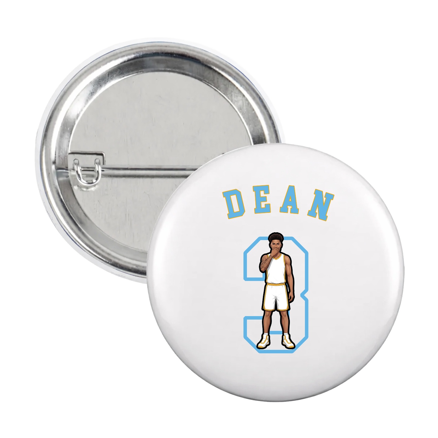 Game Day Button — Shirsey Arch in White