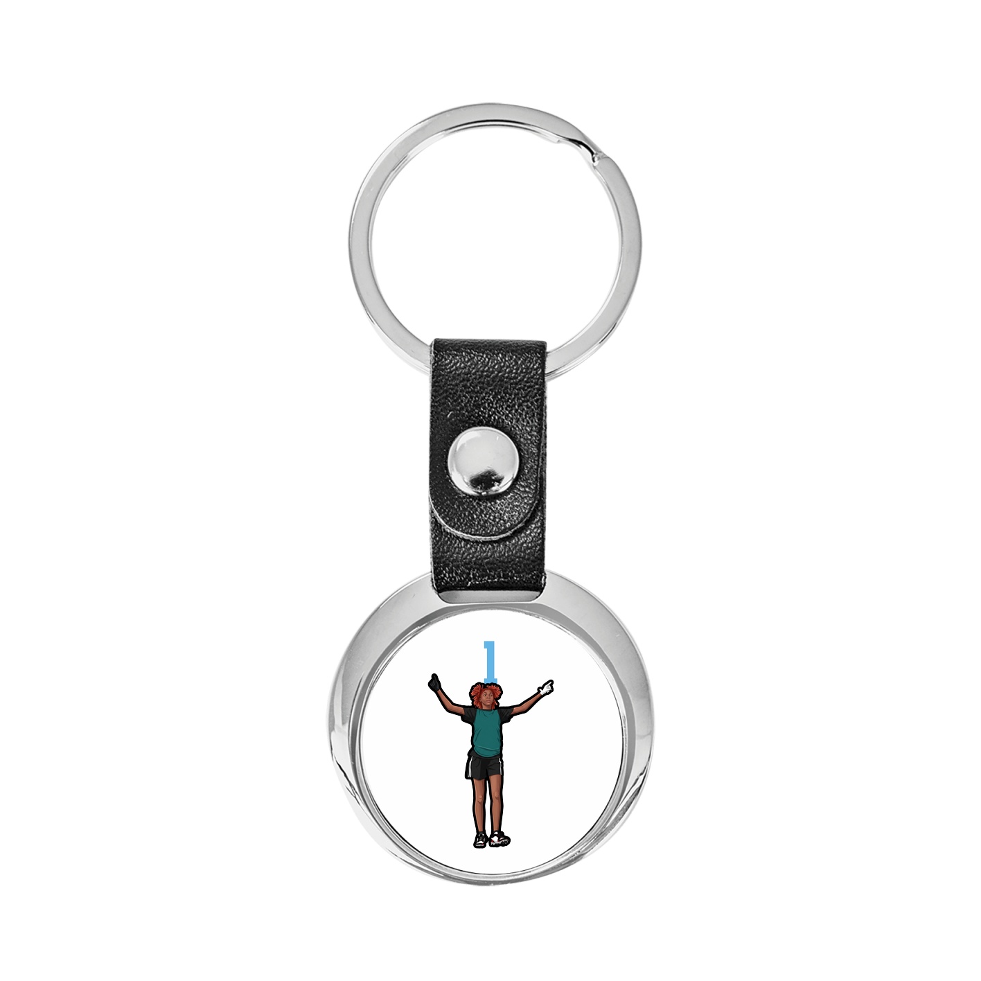 Key Chain — Number Top in Classic