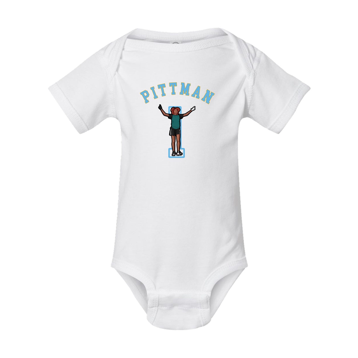 Baby Onesie — Shirsey Arch in White