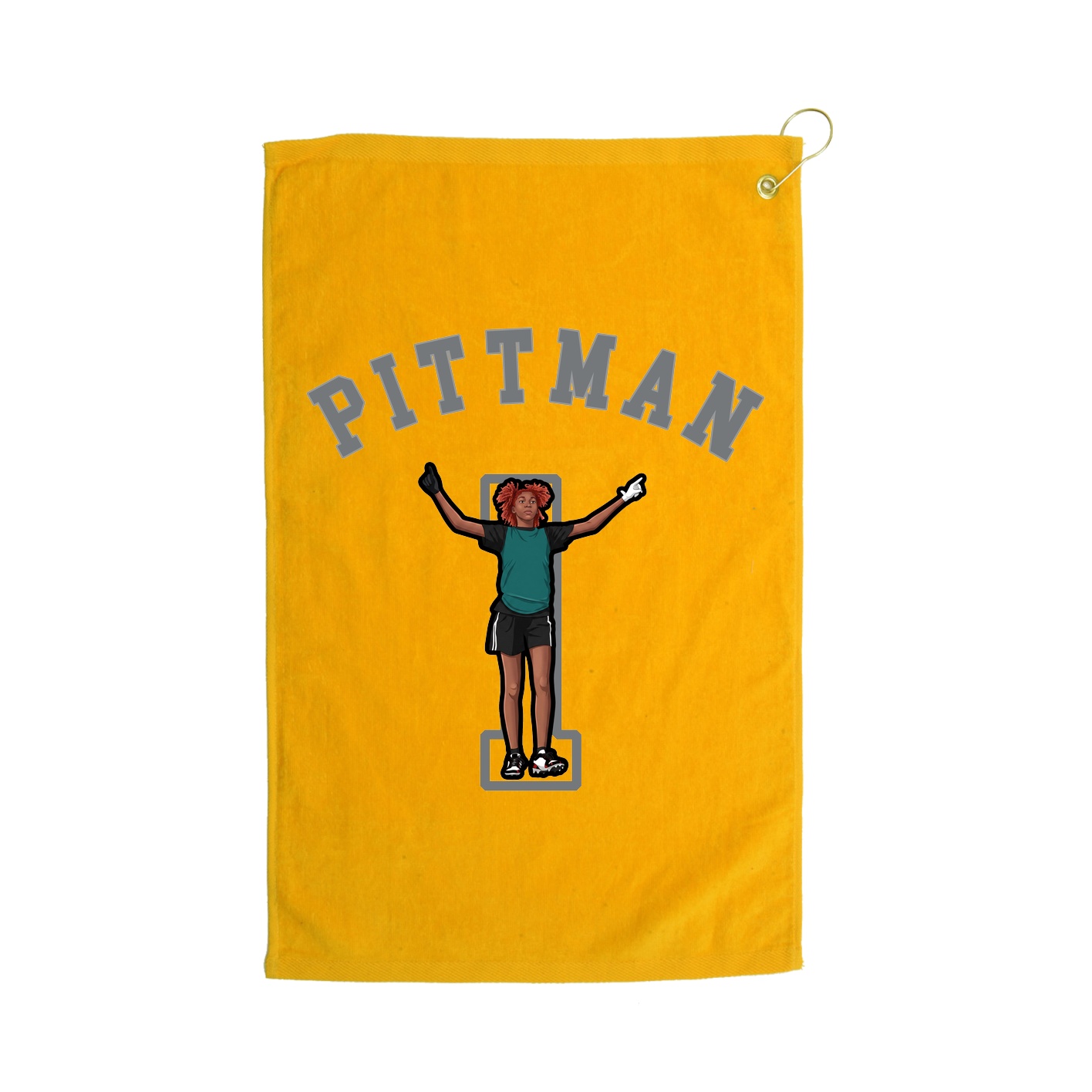 Golf Towel — Shirsey Arch in Gold