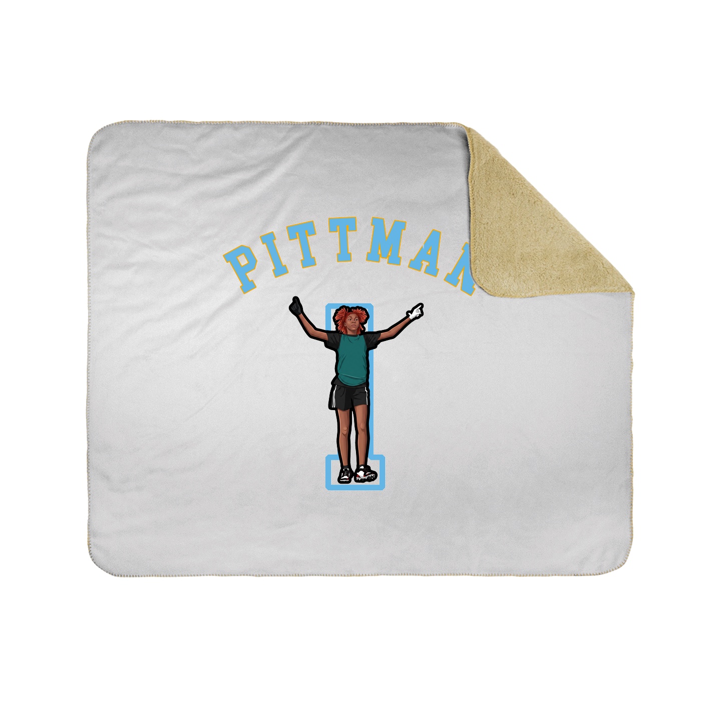 Throw Blanket — Shirsey Arch in White