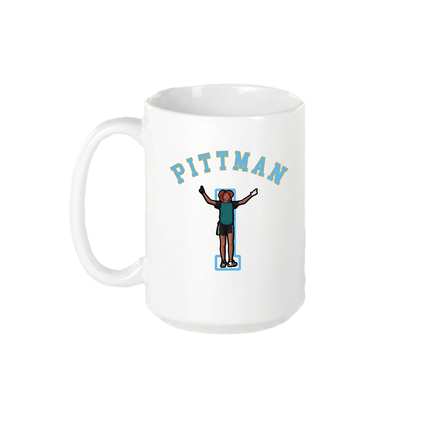 15oz Coffee Mug — Shirsey Arch in White