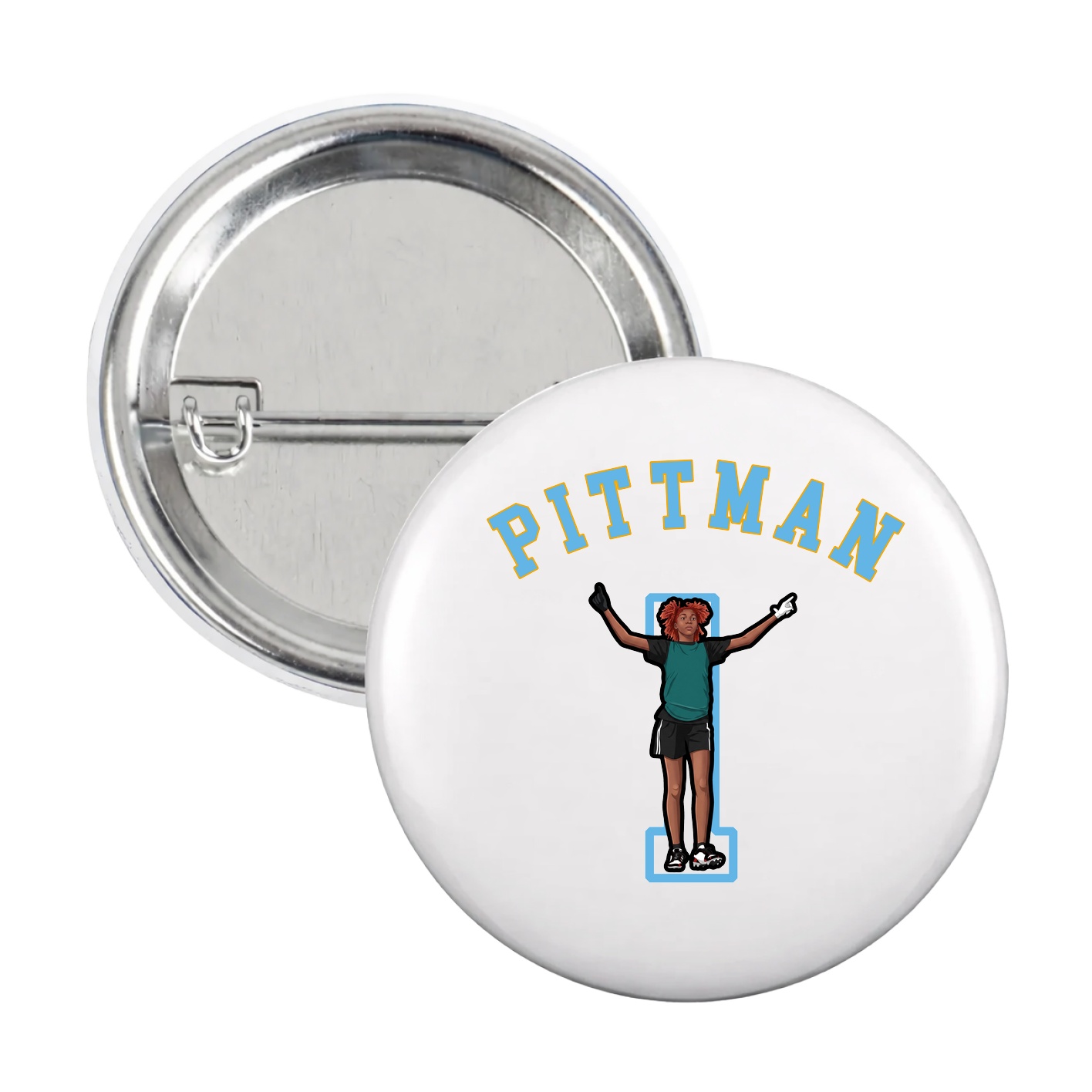 Game Day Button — Shirsey Arch in White