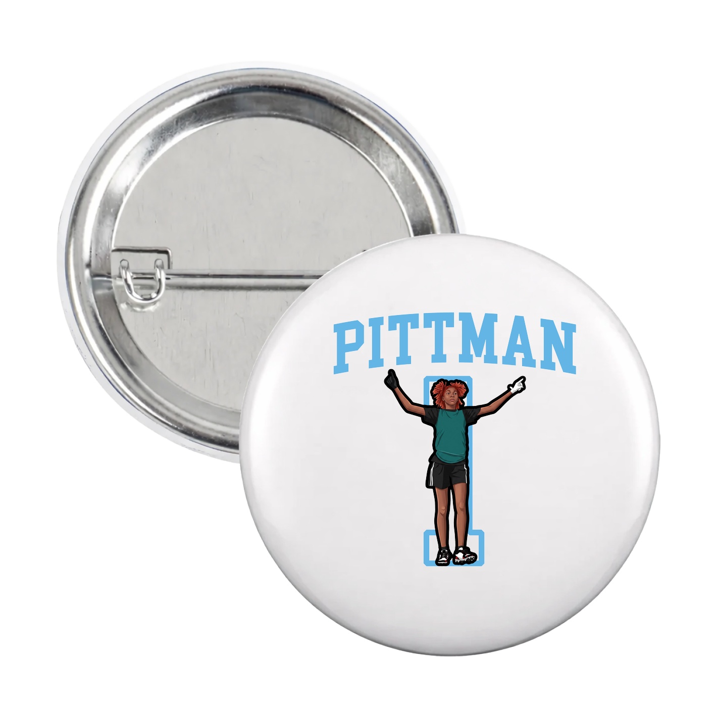 Game Day Button — Shirsey in White