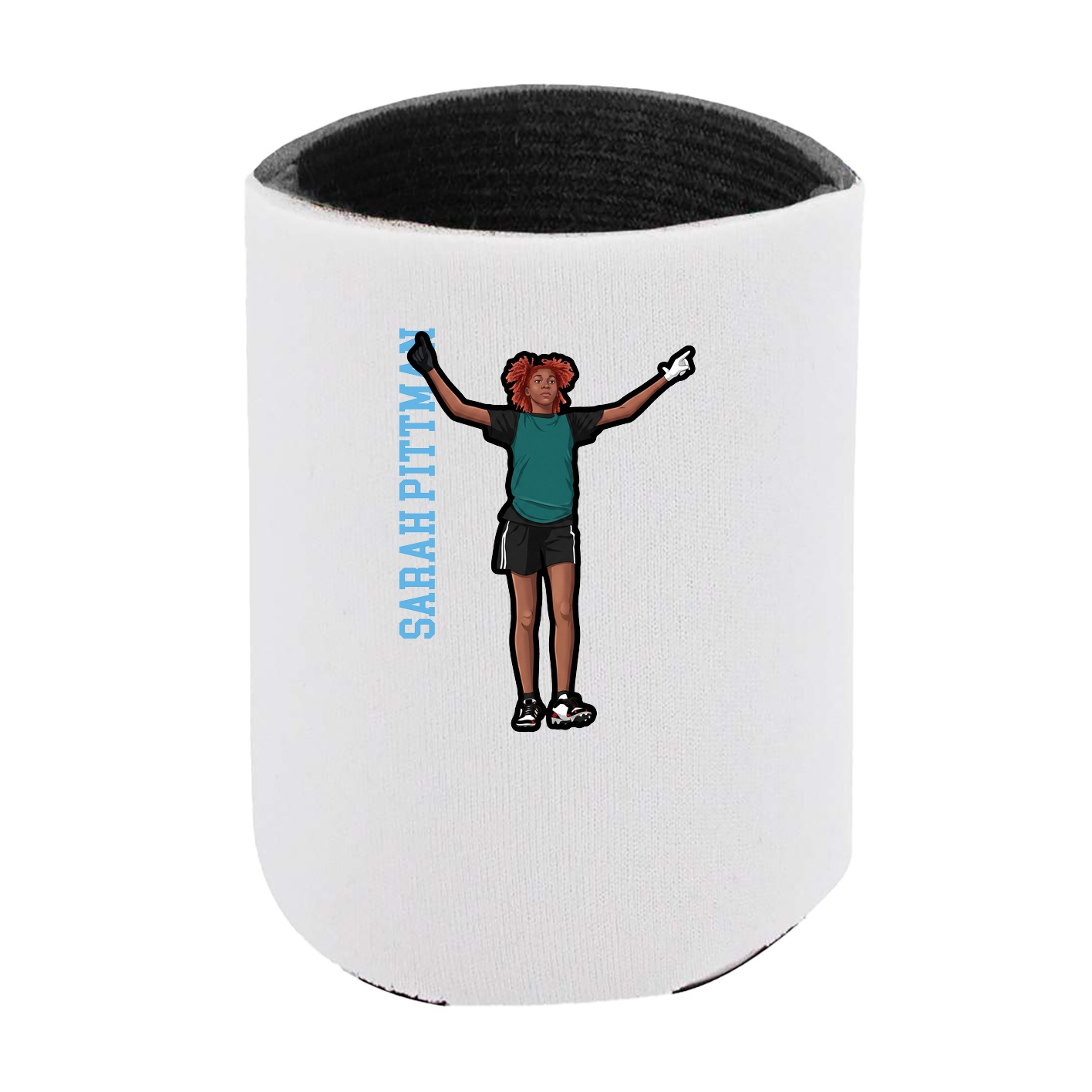 Can Holder — Name Vertical in White