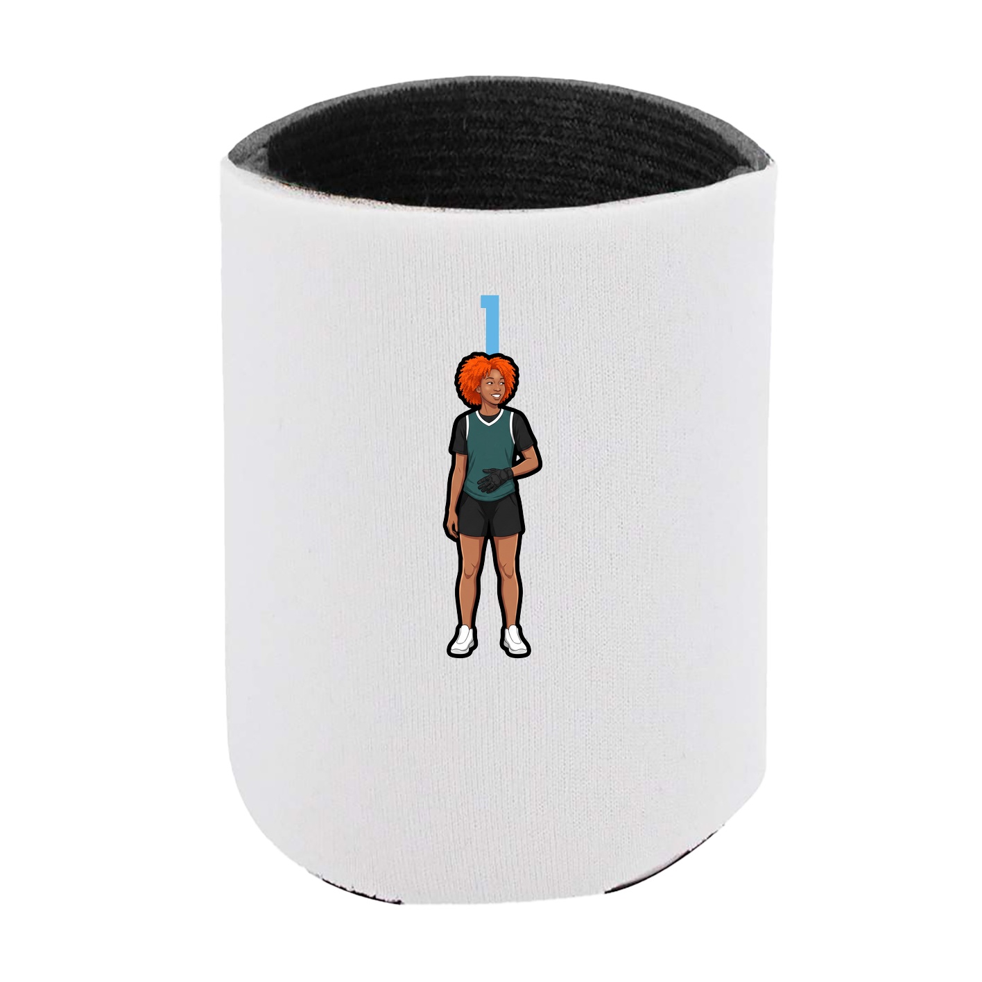 Can Holder — Number Top in White