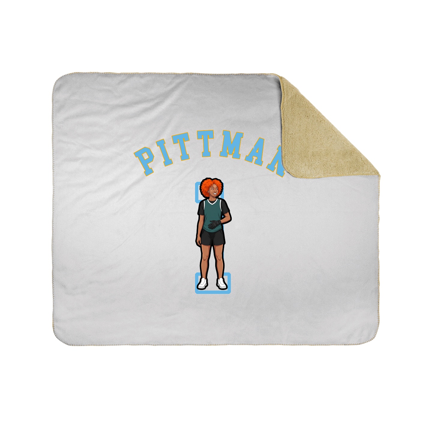 Throw Blanket — Shirsey Arch in White