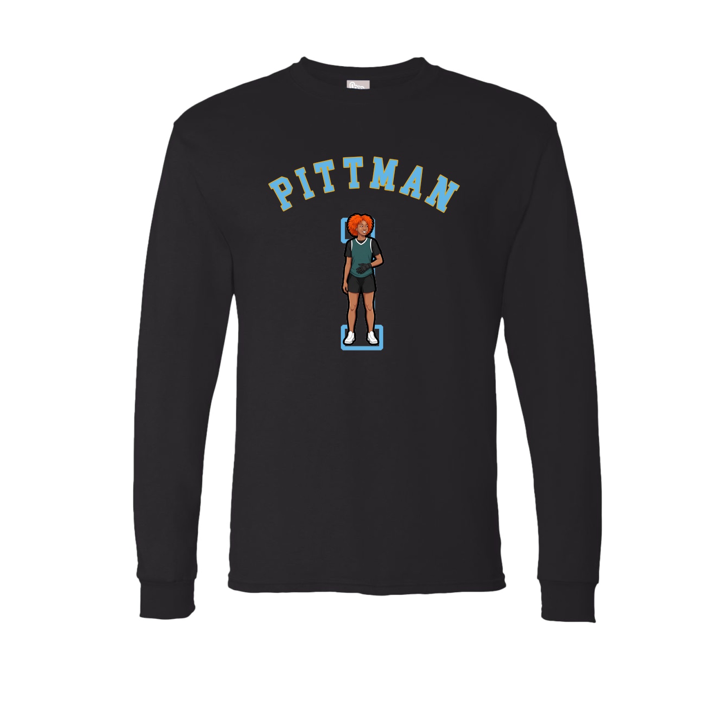 Long Sleeve Tee — Shirsey Arch in Black